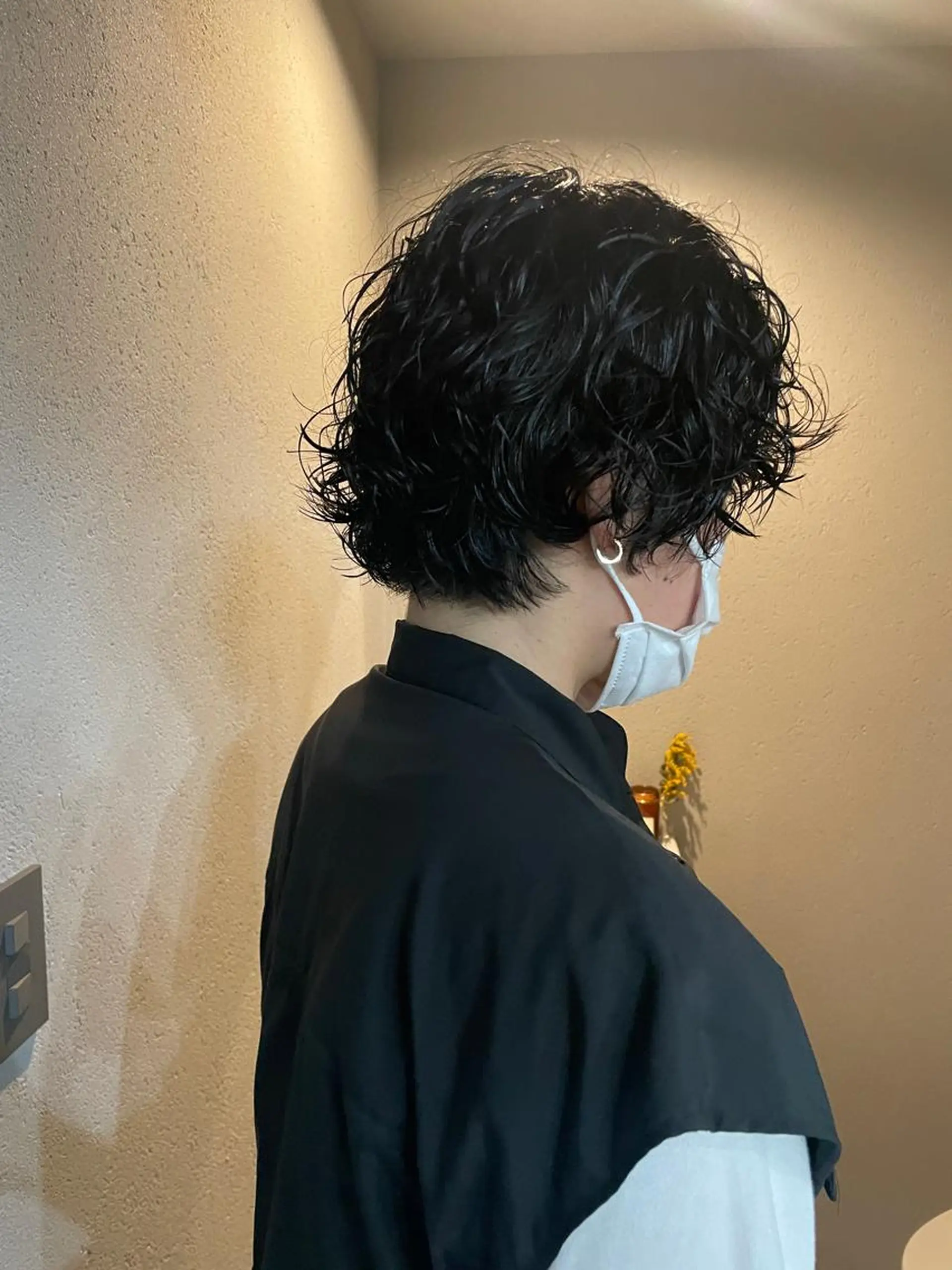 ショート カラー パーマ メンズ カット パーマ 吉田一輝 外国人パーマのヘアスタイル