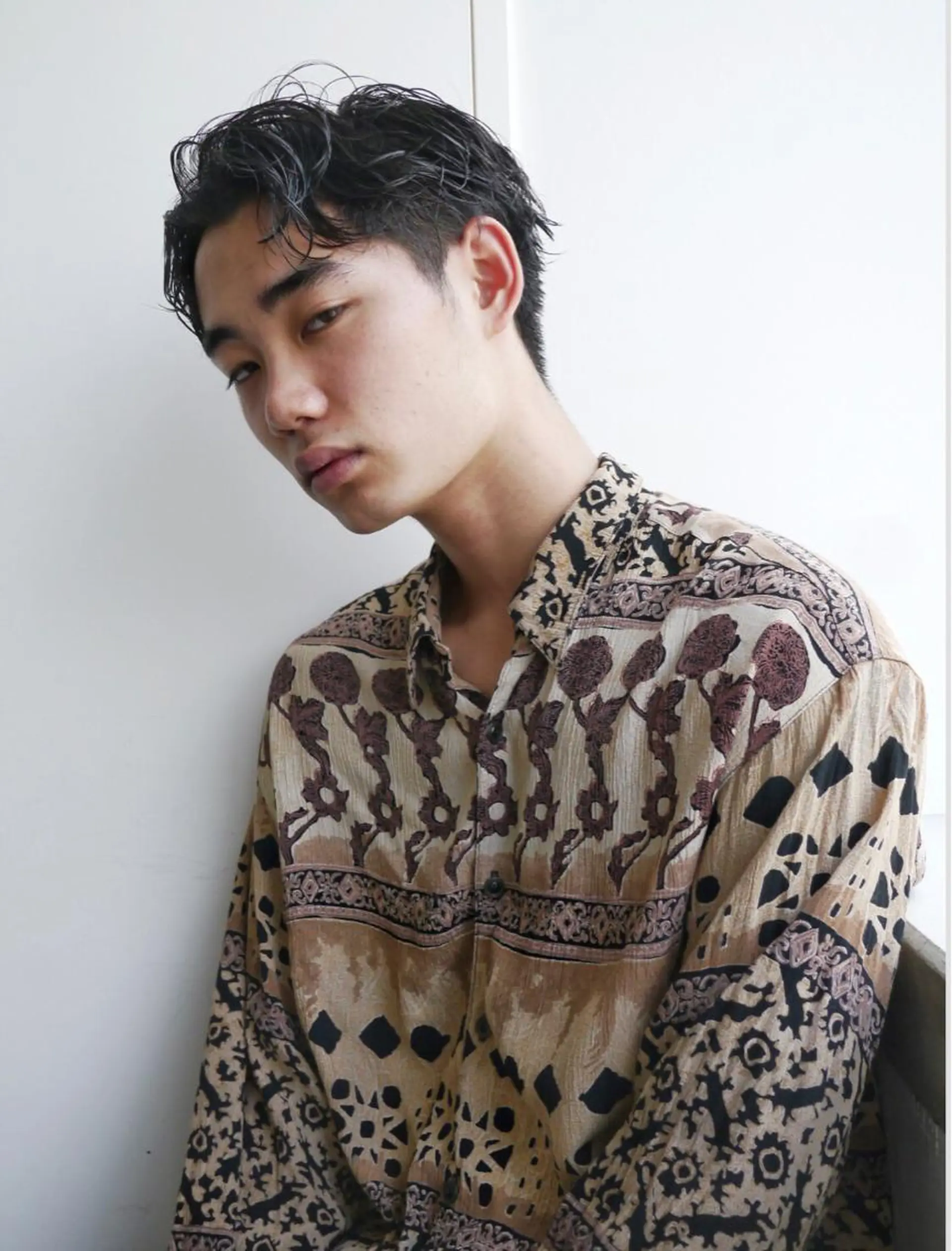 メンズ センターパート カット トリートメント 渋谷メンズカット/ 工藤靖也のヘアスタイル