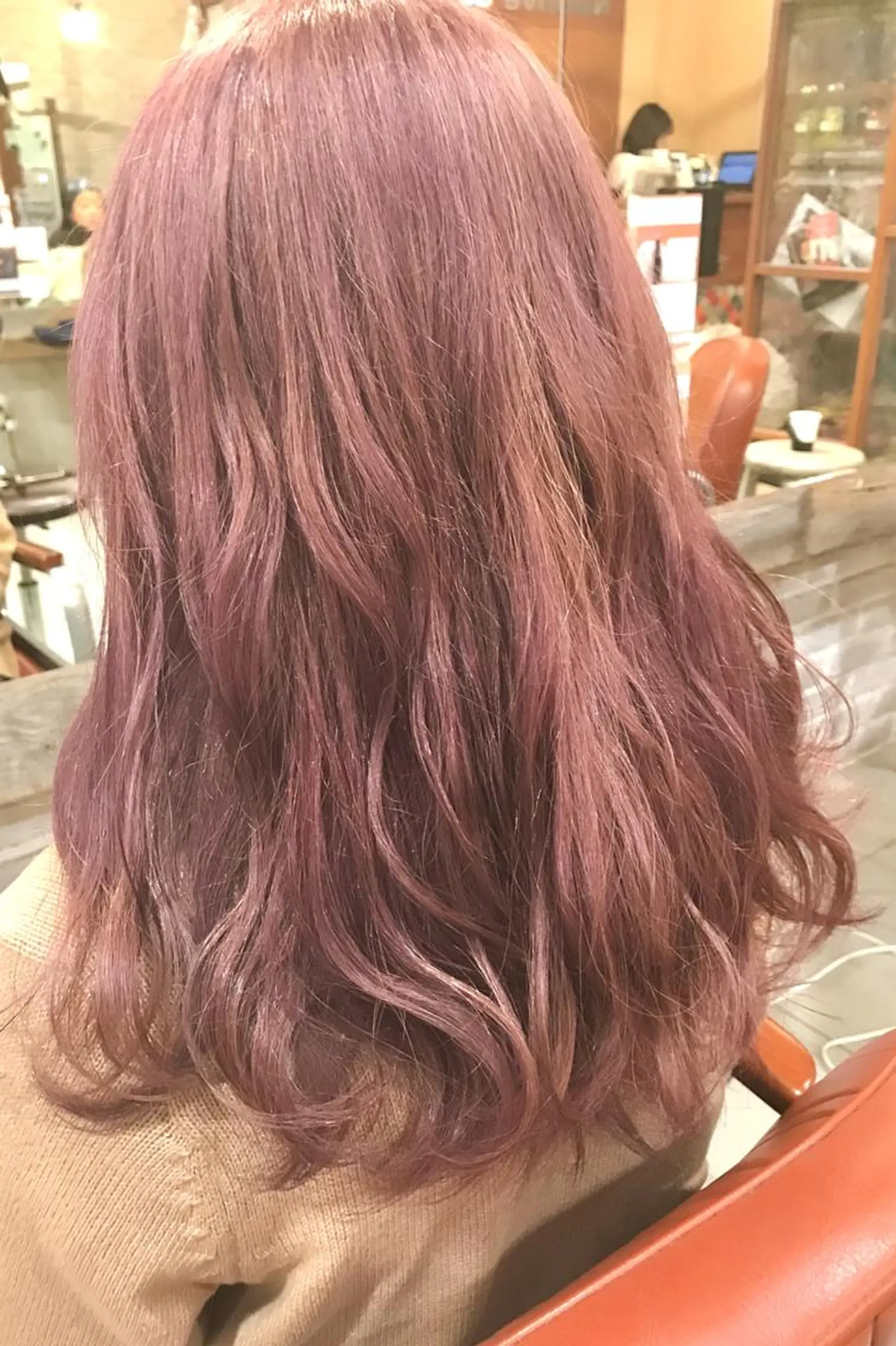 ミディアム カラー パーマ ヘアアレンジ 結婚式・ブライダル ミディアムパーマ ボブ くせ毛 外国人風カラー 増子 幹樹のヘアスタイル
