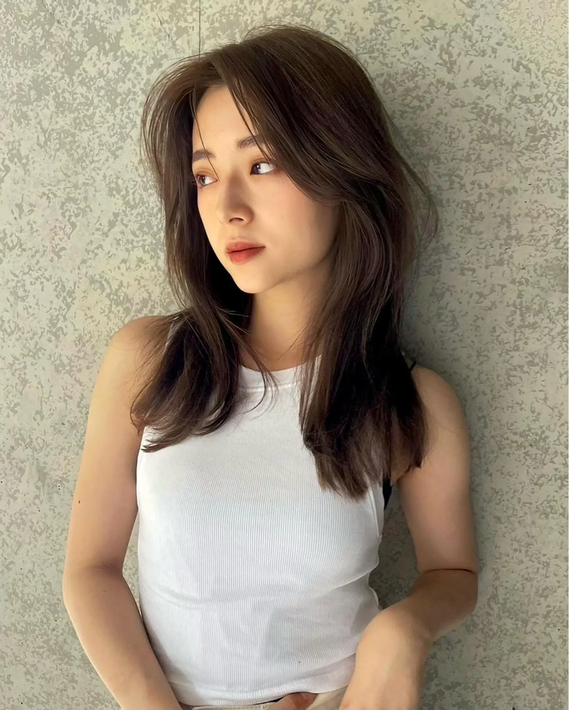 セミロング カラー ベージュカラー ブラウンカラー ブラウンベージュ レイヤーカット LEANE THE TOKYO所属・大人レイヤー 🍃外苑前/荒谷進介のヘアスタイル