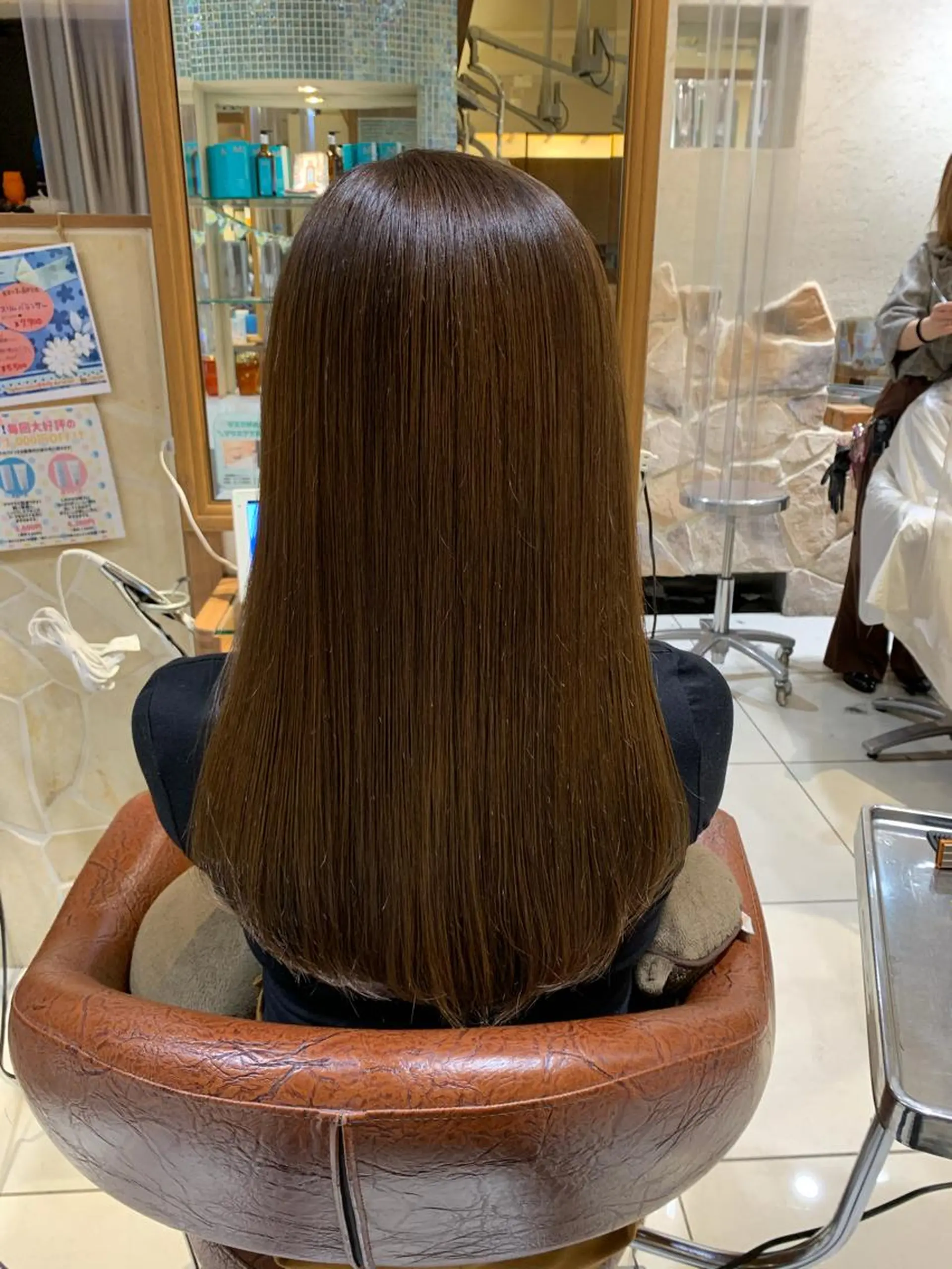 セミロング トリートメント 新宿メンズパーマ メンズバレイヤージュのヘアスタイル