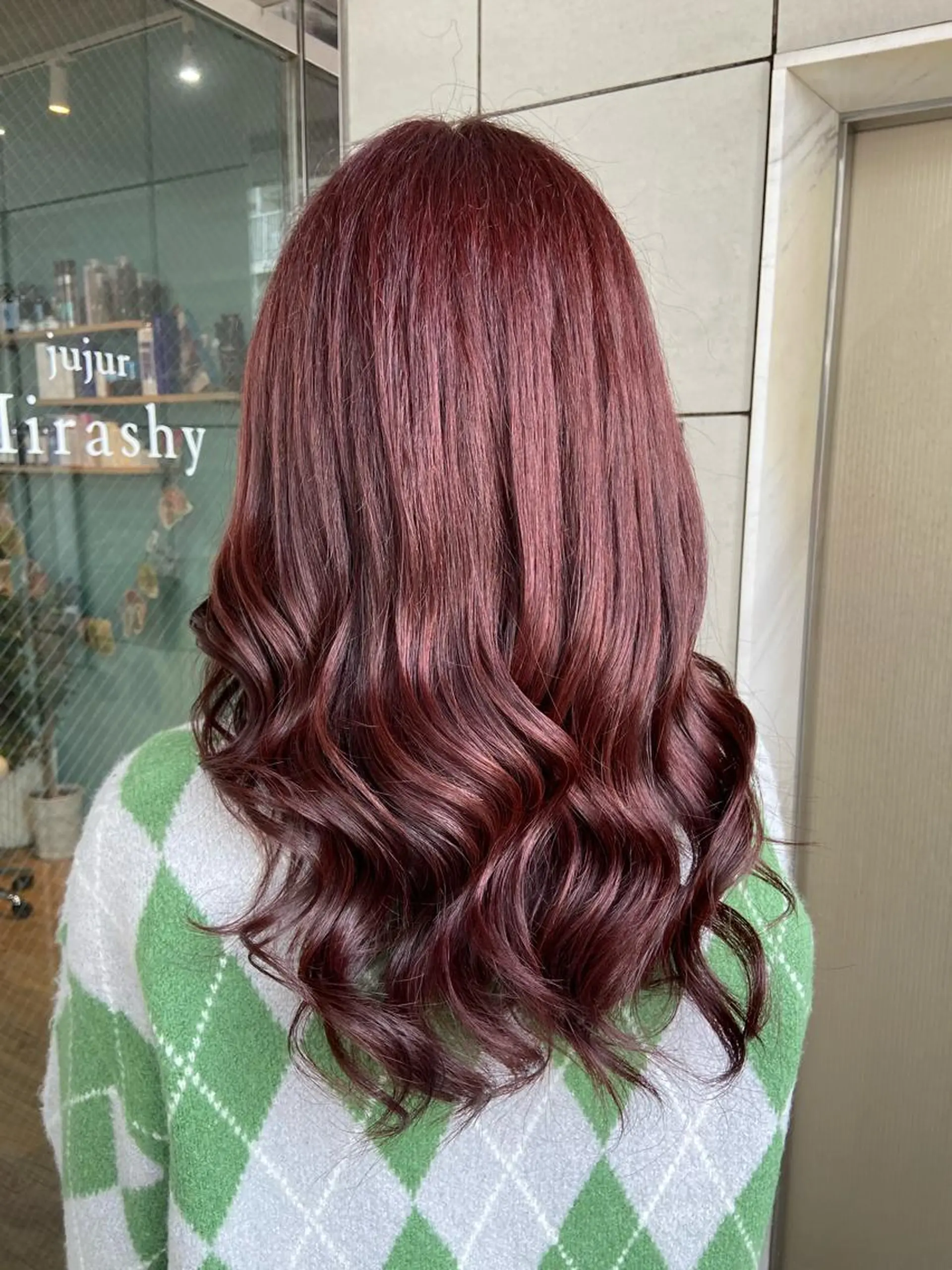 ロング カラー ヘアカラー トリートメント 🧸プルエクステ❤︎ ネイルKAO🧸のヘアスタイル