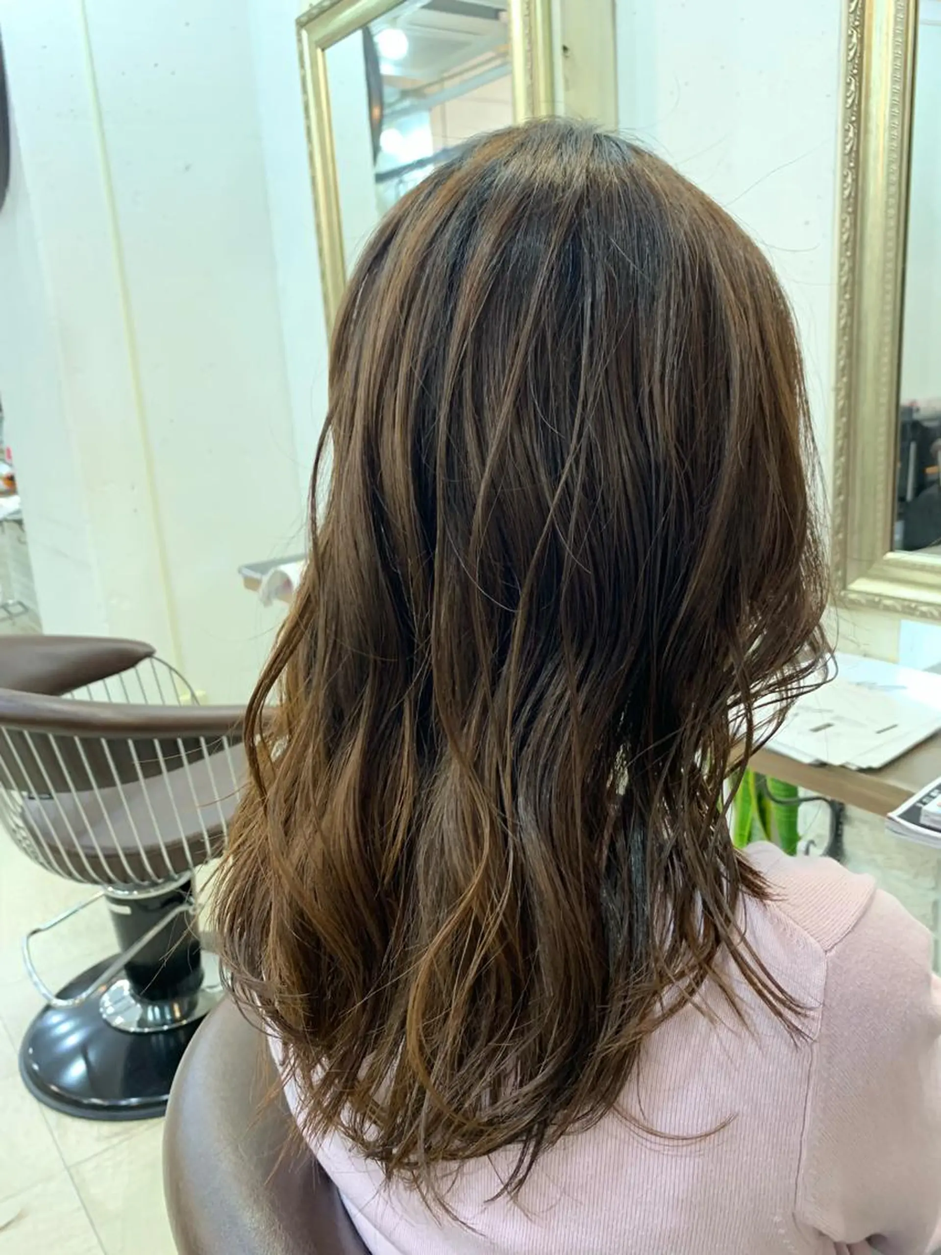 セミロング 早坂 裕真のヘアスタイル