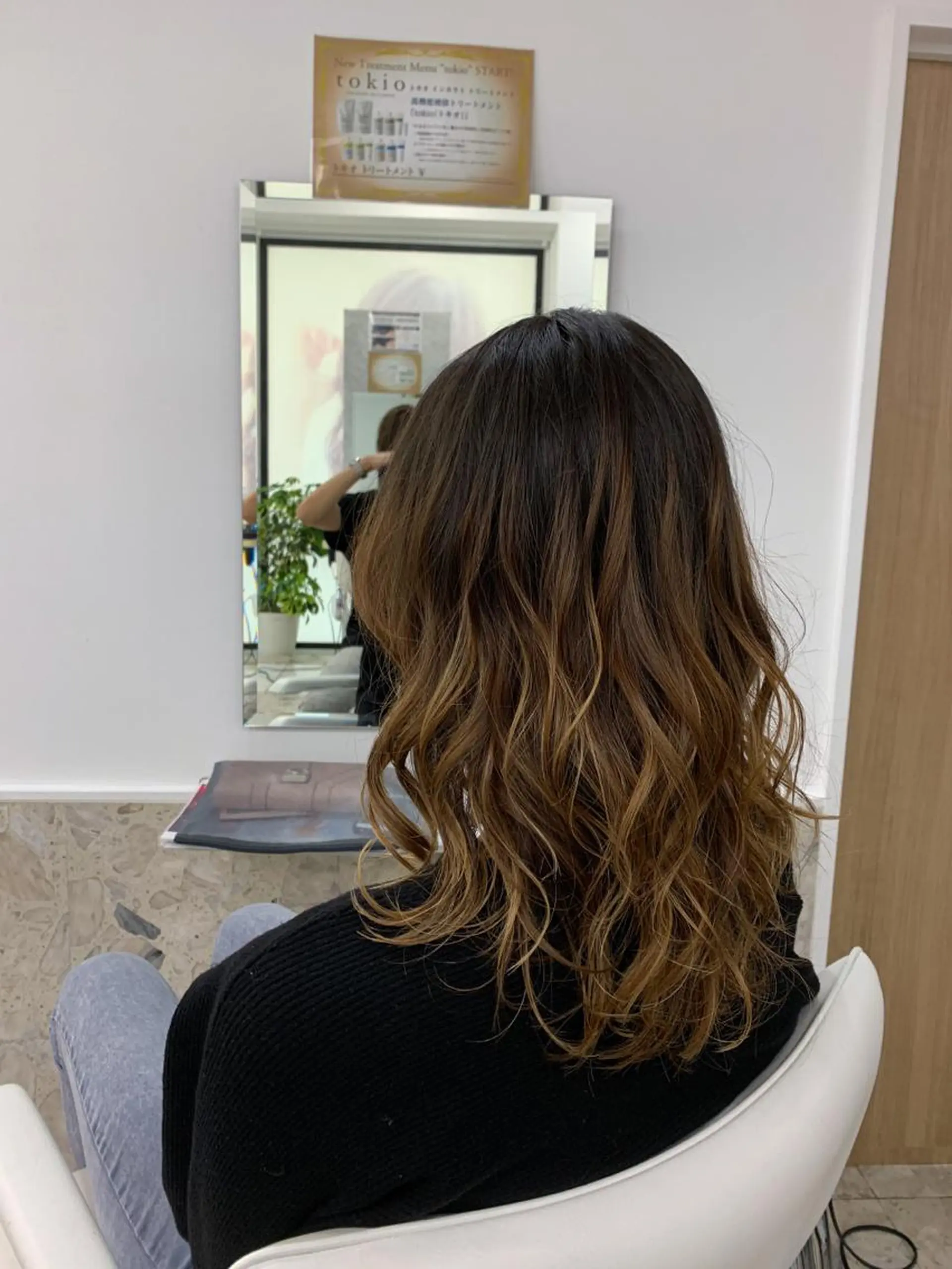 セミロング カラー くせ毛 レイヤーカット 相武台ショート特化 💐川崎希💐のヘアスタイル