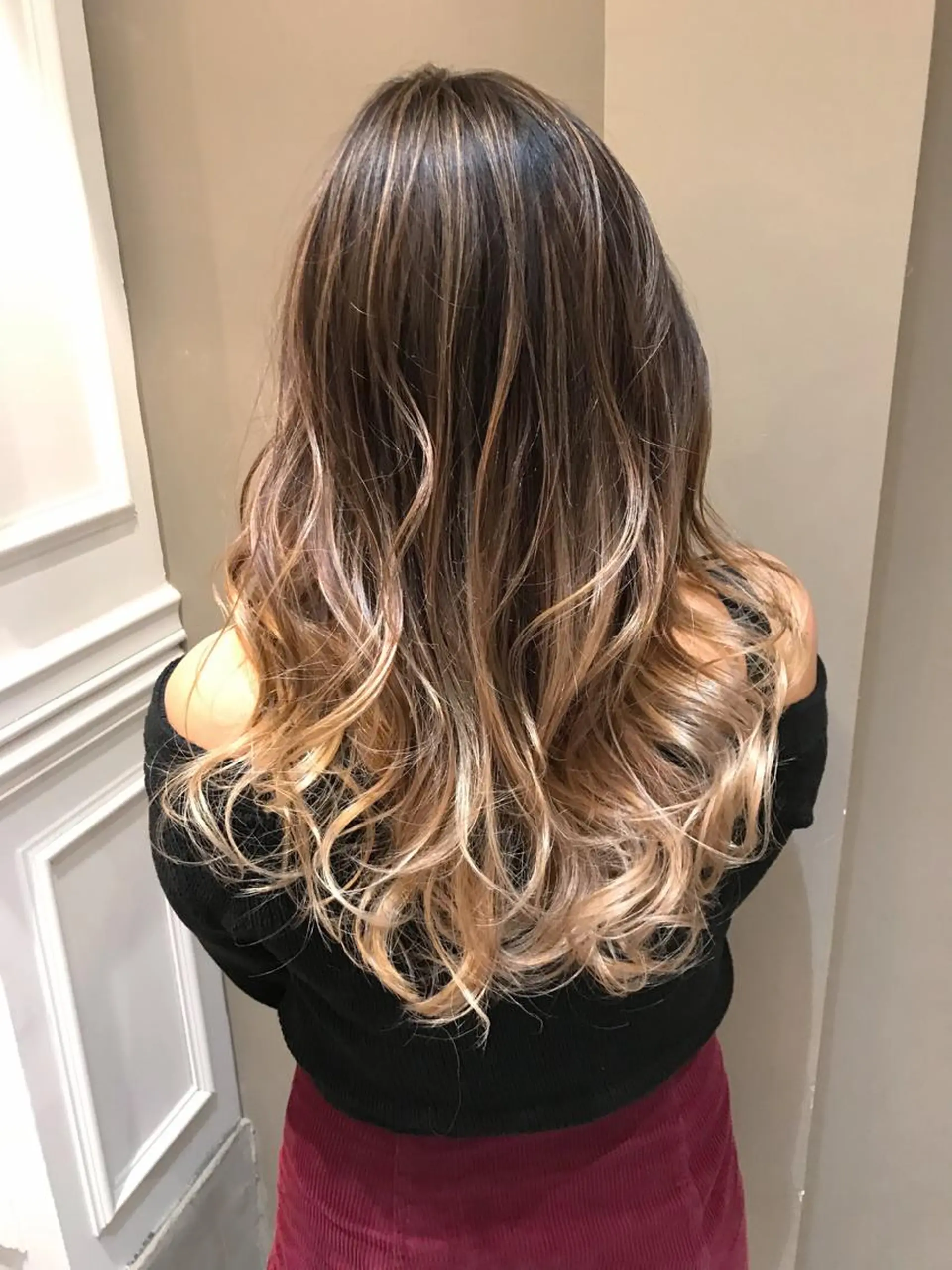 ロング カラー 神野 雅樹のヘアスタイル