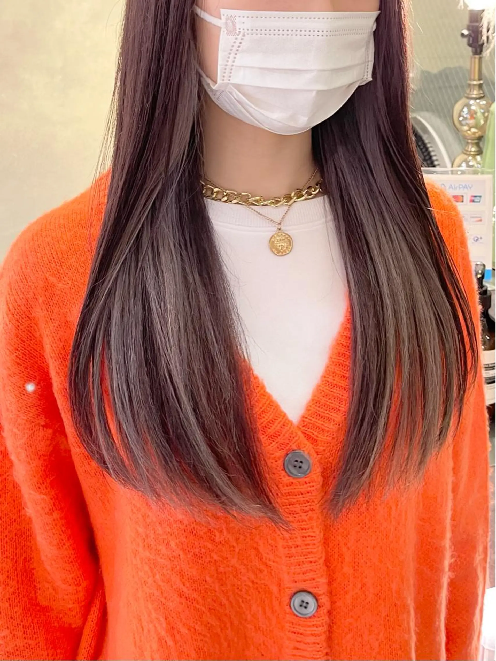 セミロング 平成ギャル×韓国 mix💖MIKUのヘアスタイル