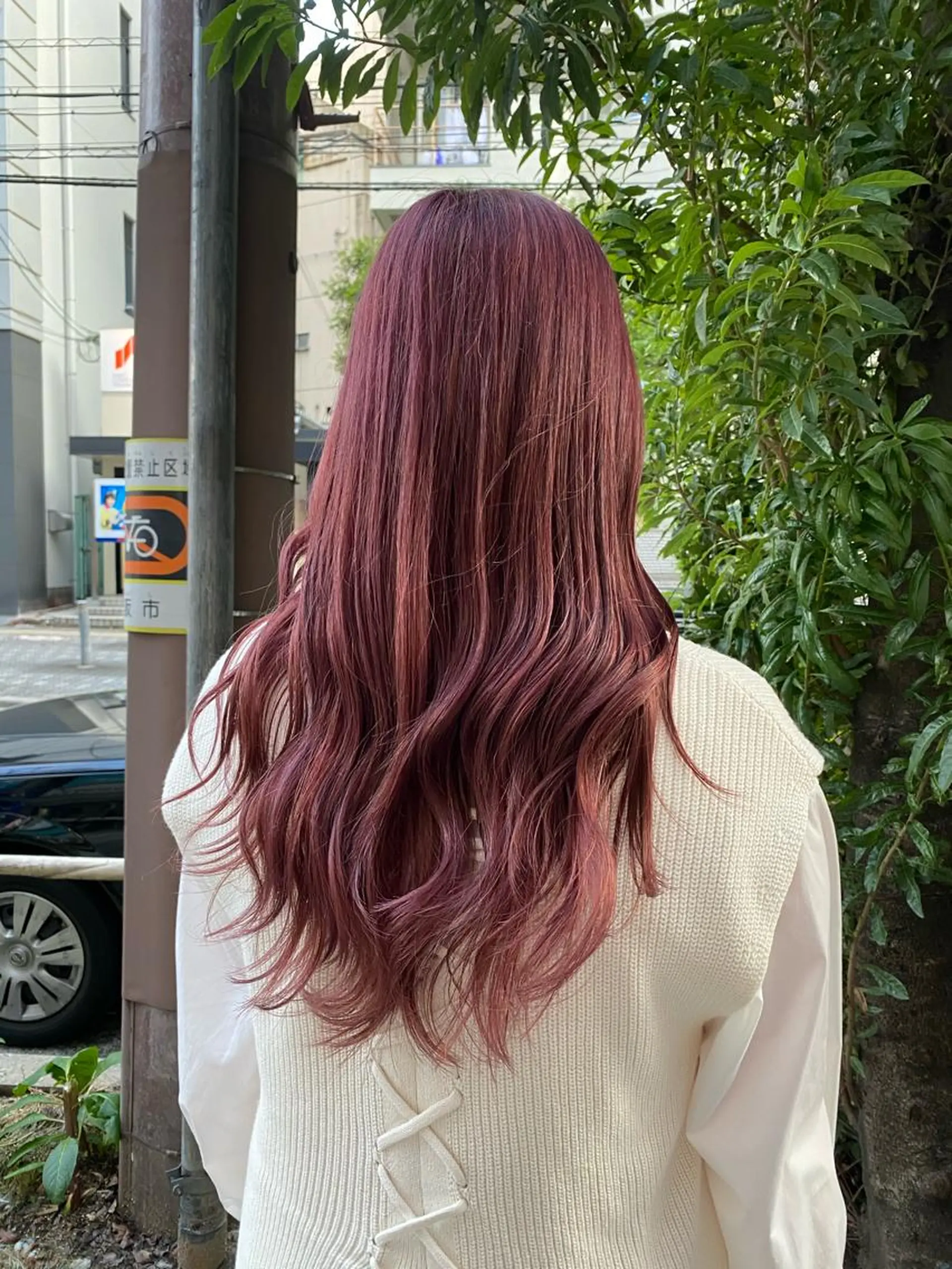 ロング ヘアカラー トリートメント ヘッドスパ 大野 美紅のヘアスタイル