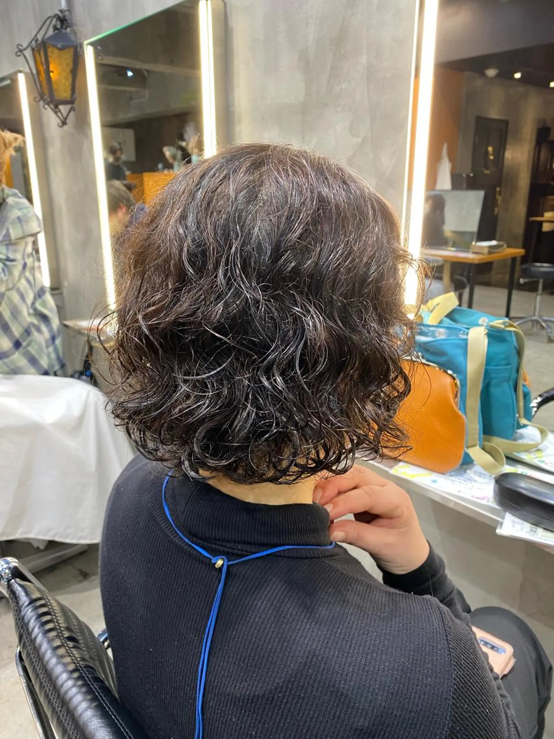 ショート パーマ ボブ ショートヘア Ms.CHARM所属・透明感カラー🌿 グレージュ🐺陽介のヘアスタイル