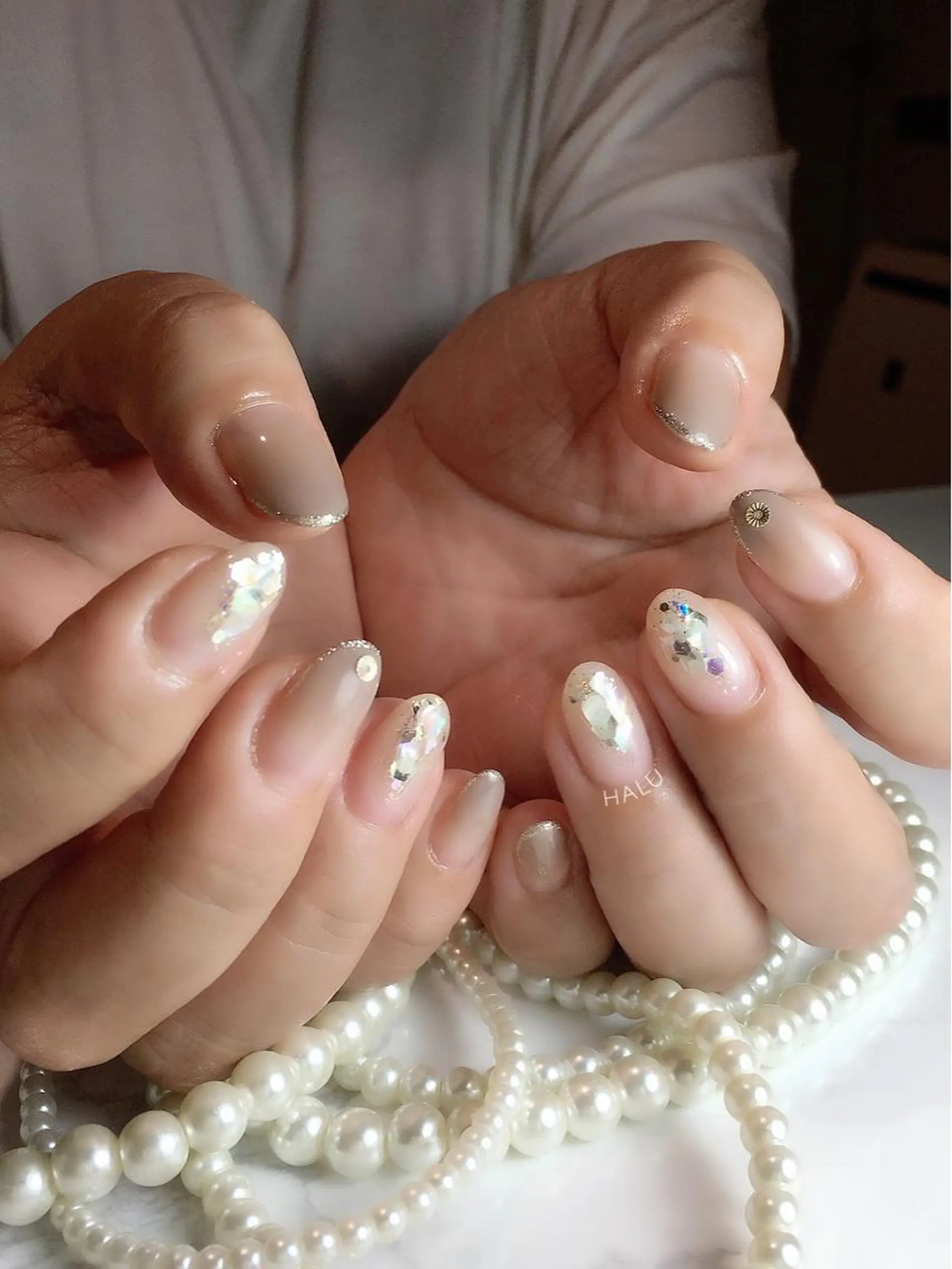ネイル キラキラネイル HALU ハルのネイルデザイン