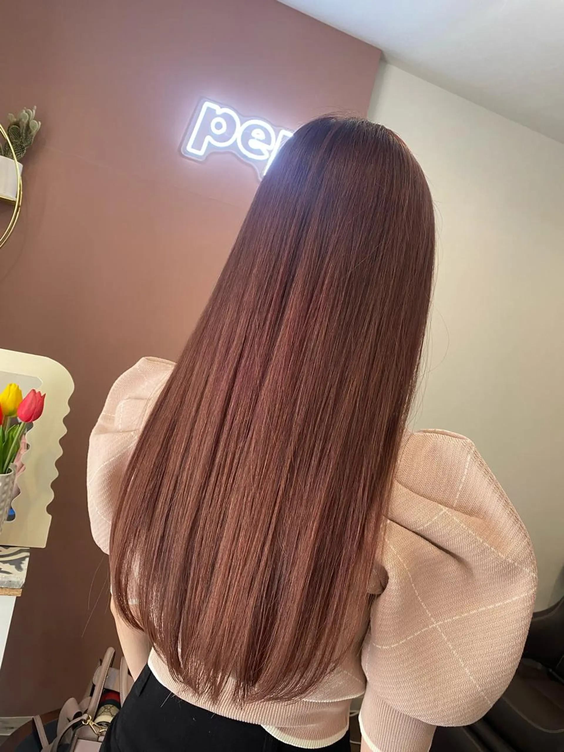 ロング カラー カット ヘアカラー pep所属・pep natsumiのヘアスタイル