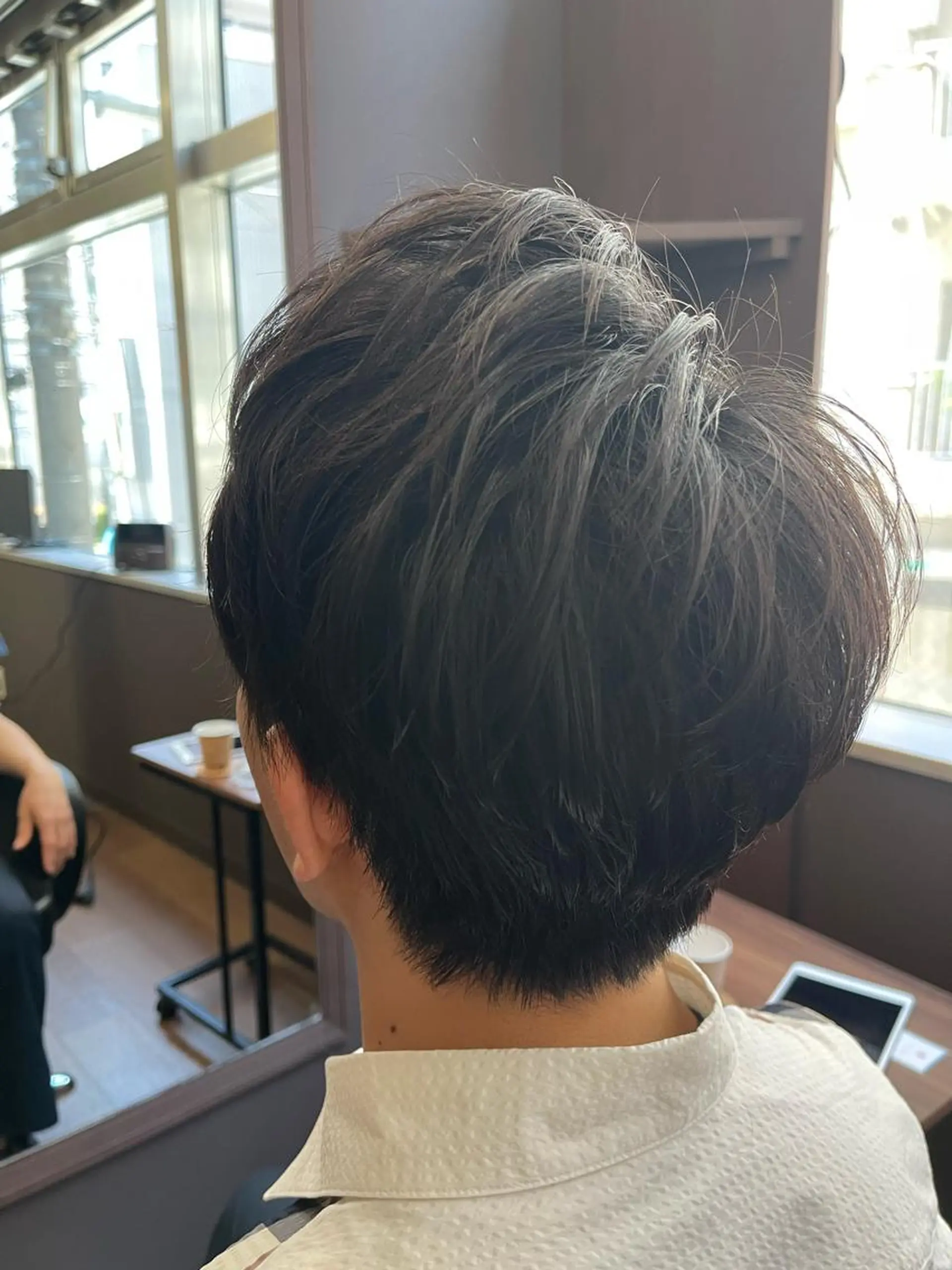 ショート メンズ 刈り上げ 髪質改善/カラー 🖤‎🤍川島のヘアスタイル