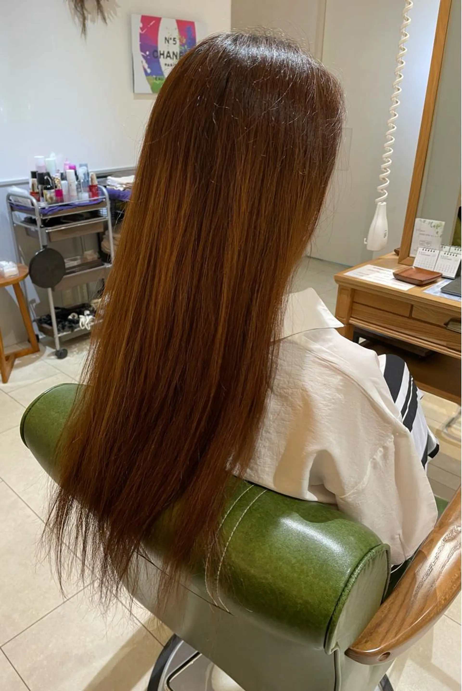 ロング カラー グレージュ カット ヘアカラー トリートメント 過去一の柔髪ヘア 🌿IVYjoureのヘアスタイル