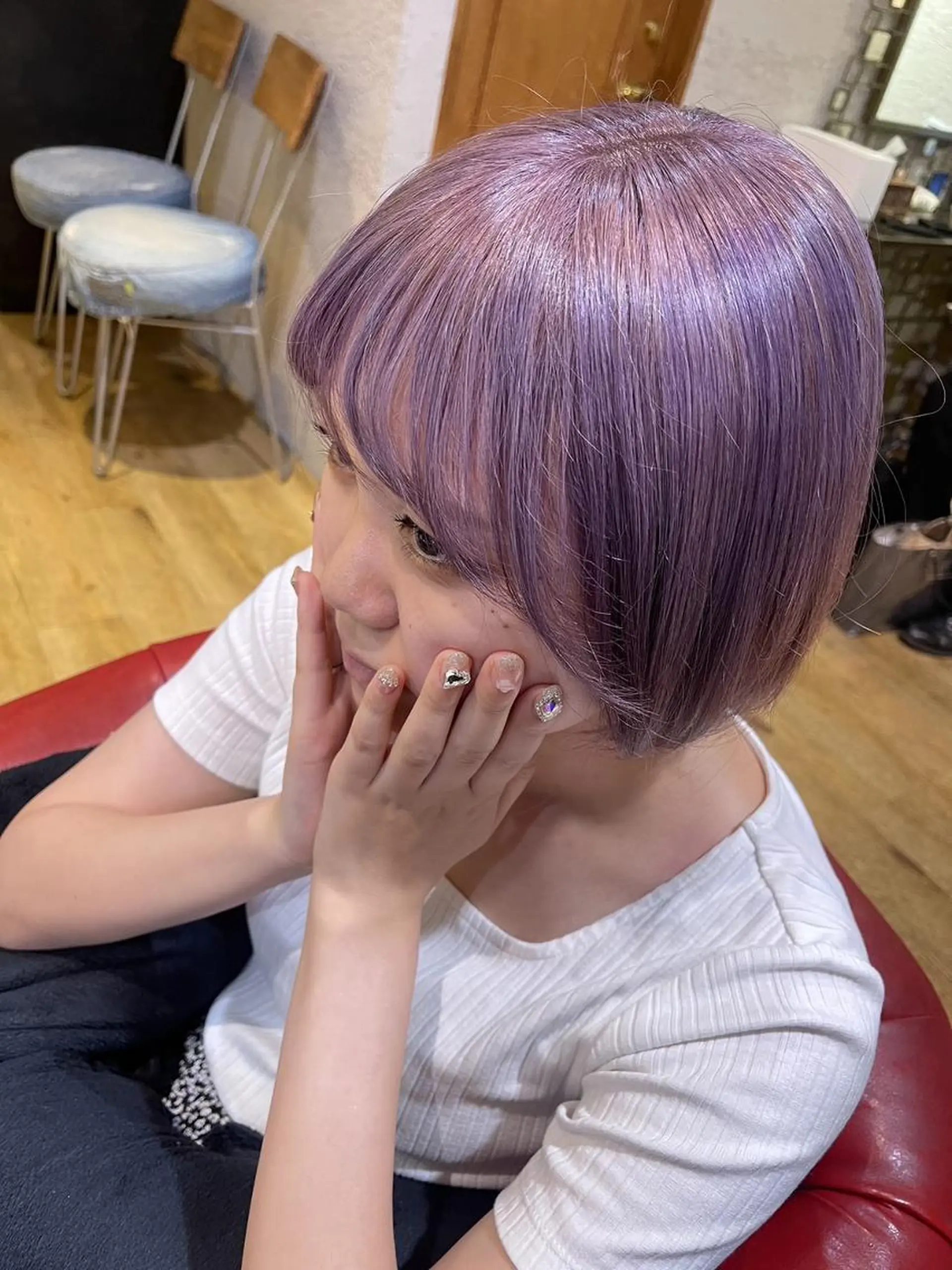 ミディアム カラー アティリー 西梅田のヘアスタイル