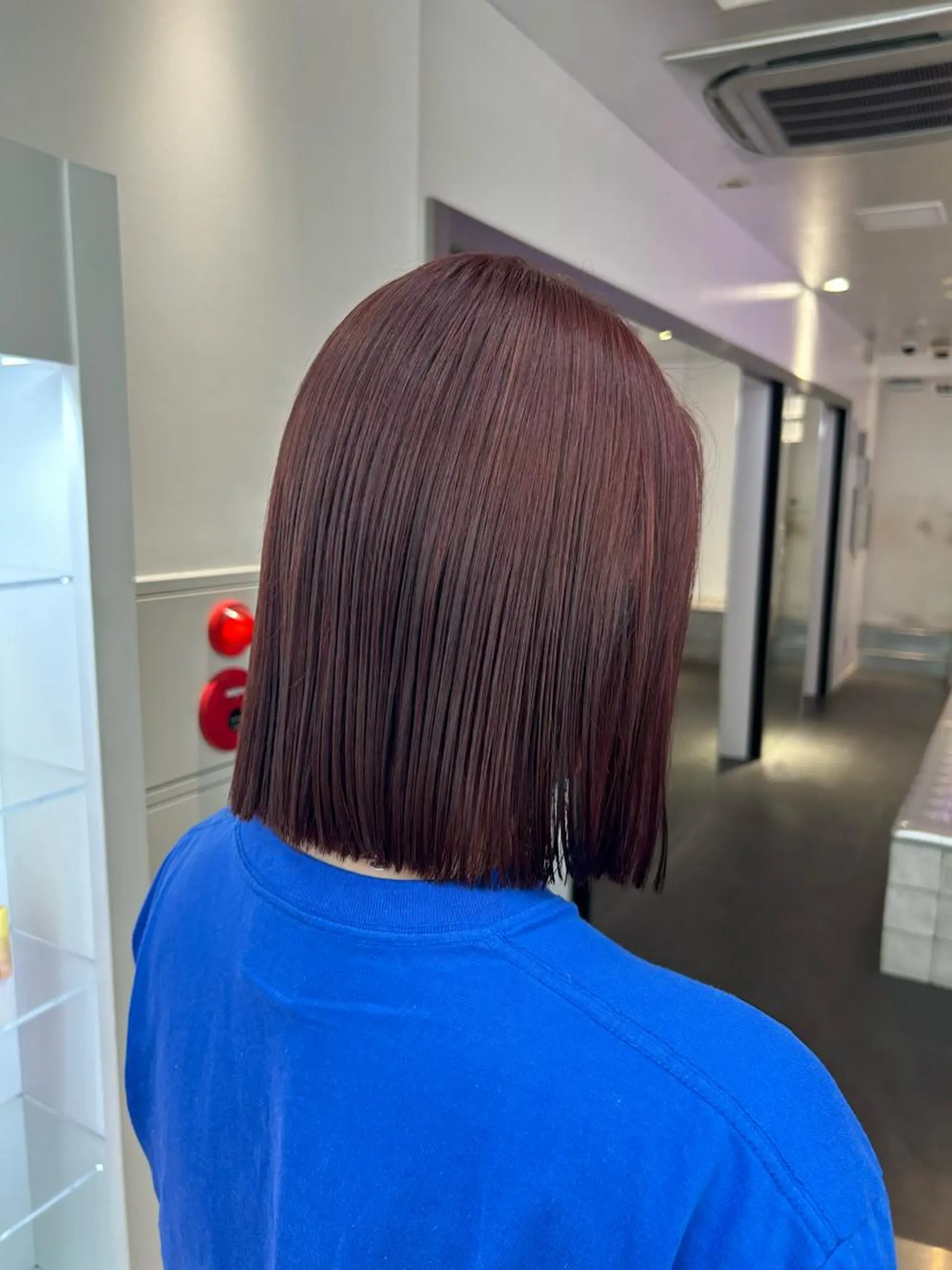 ロング ボブ 外国人風カラー 髪質改善 レイヤーカット ヘアカラー MiRI💜地毛級 エクステ✖似合わせ技のヘアスタイル