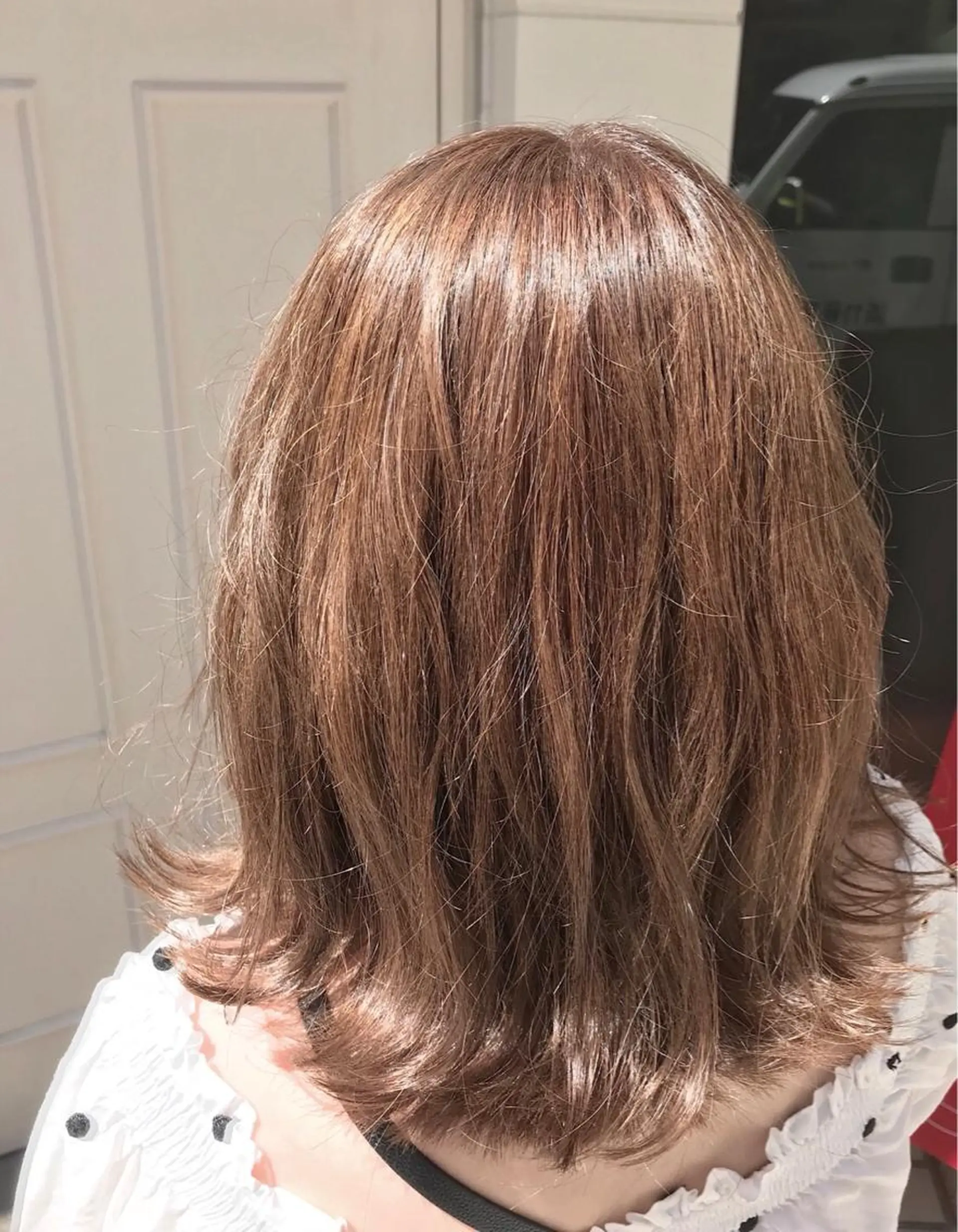 ミディアム カラー ベージュカラー ブラウンカラー ハイトーンカラー ハイトーンベージュ 🫟Blanco🫟 Color&Careのヘアスタイル