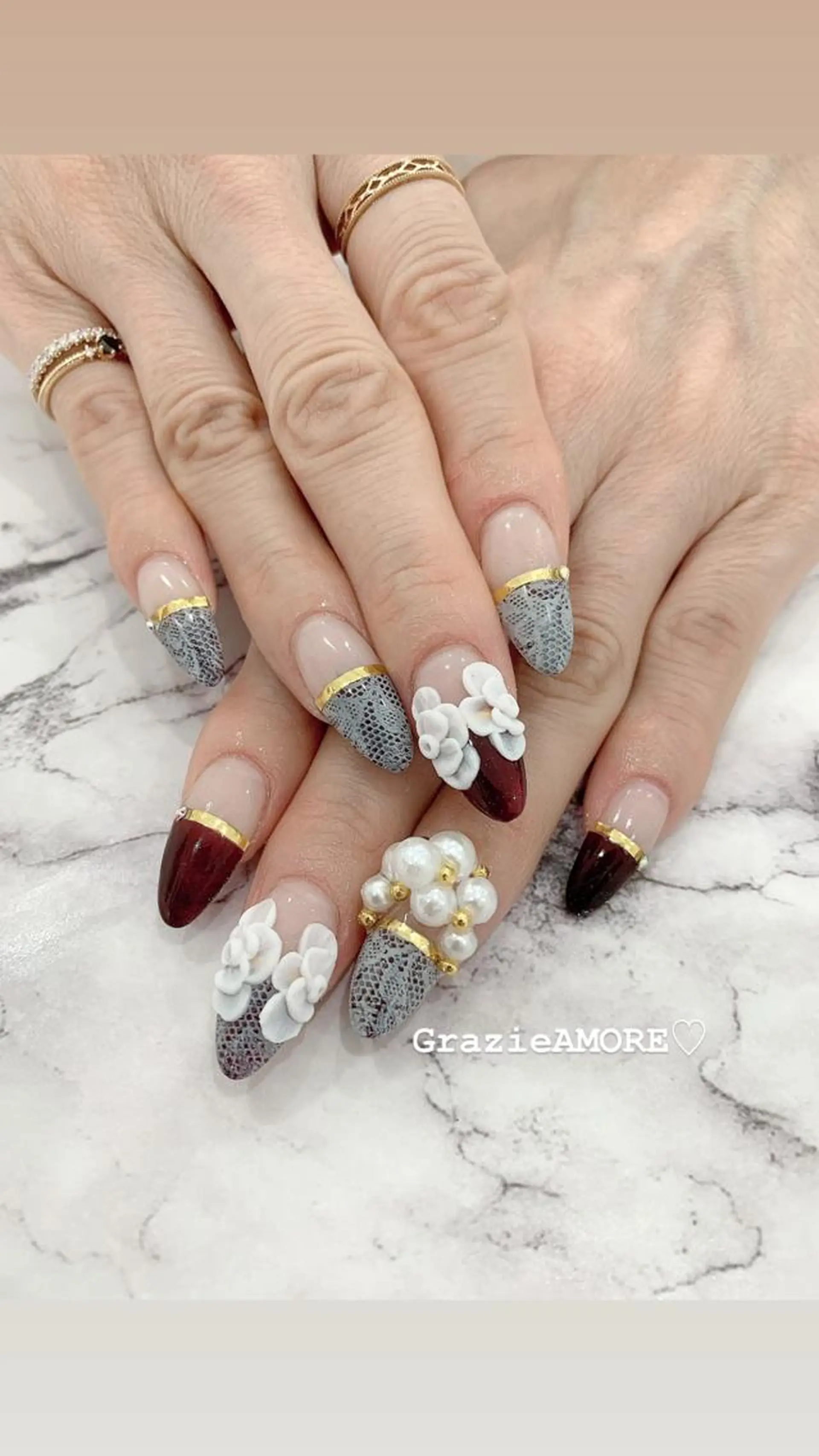 ネイル ハンドネイル Grazie AMOREのネイルデザイン
