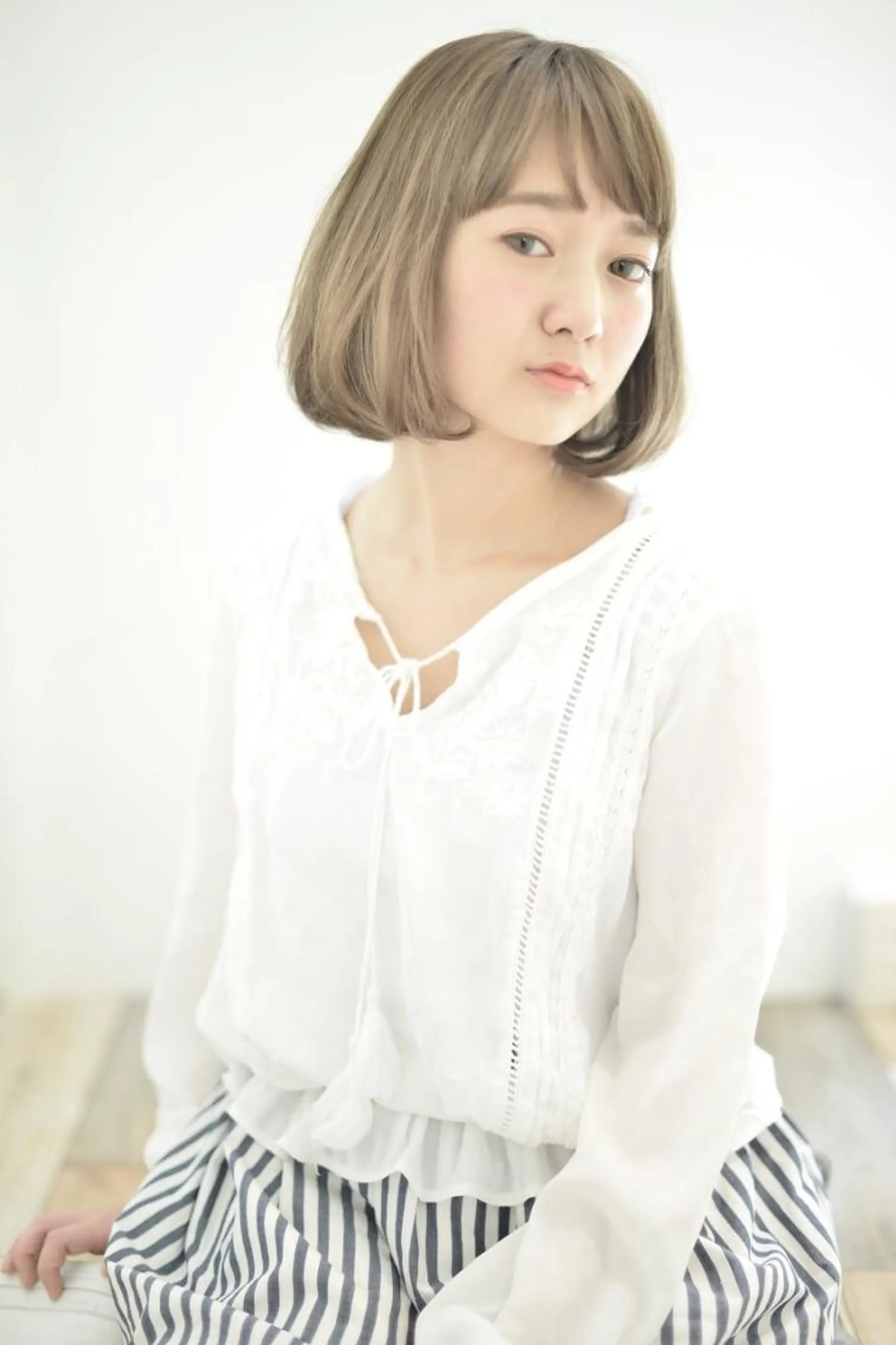 ミディアム カラー truck あべの店のヘアスタイル