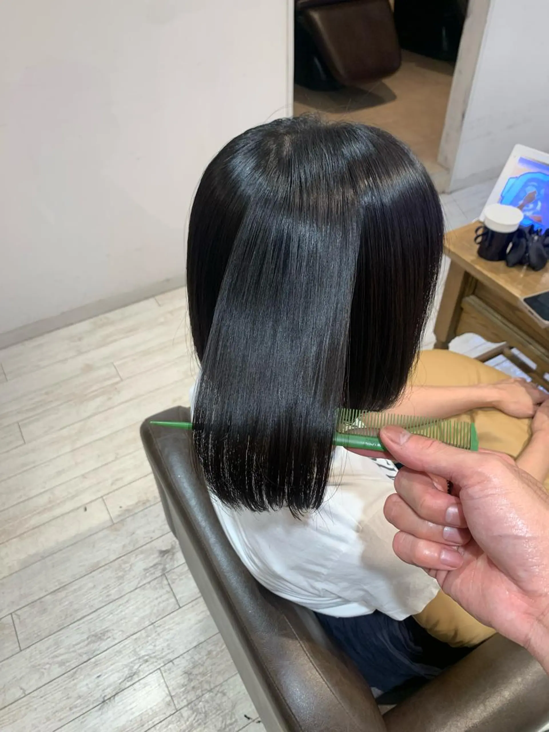 ショート 縮毛矯正 縮毛矯正/ショート/ レイヤー/畑中正敏のヘアスタイル