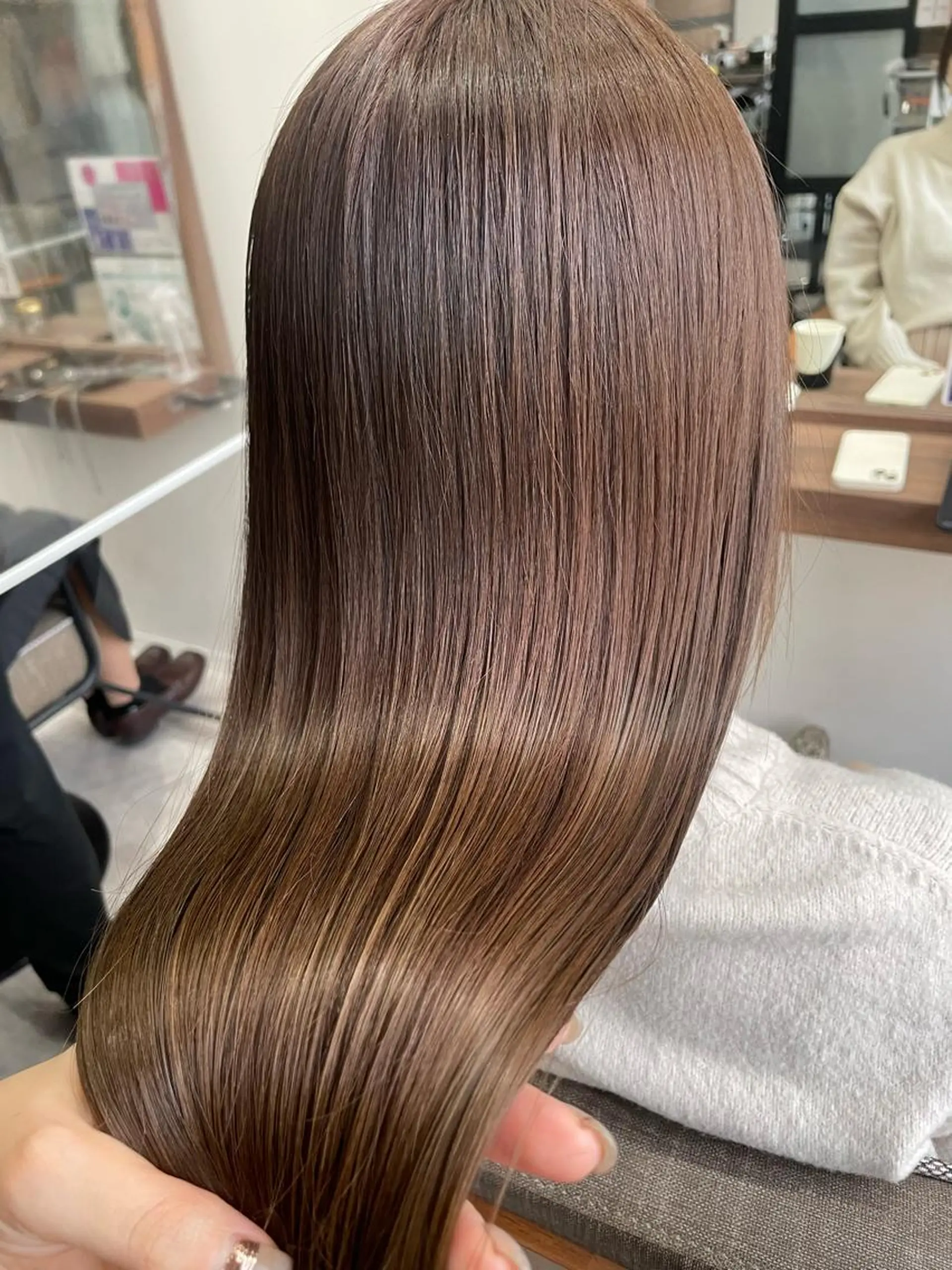 ロング 韓国カット/透明感 Re.Labo岡本のヘアスタイル