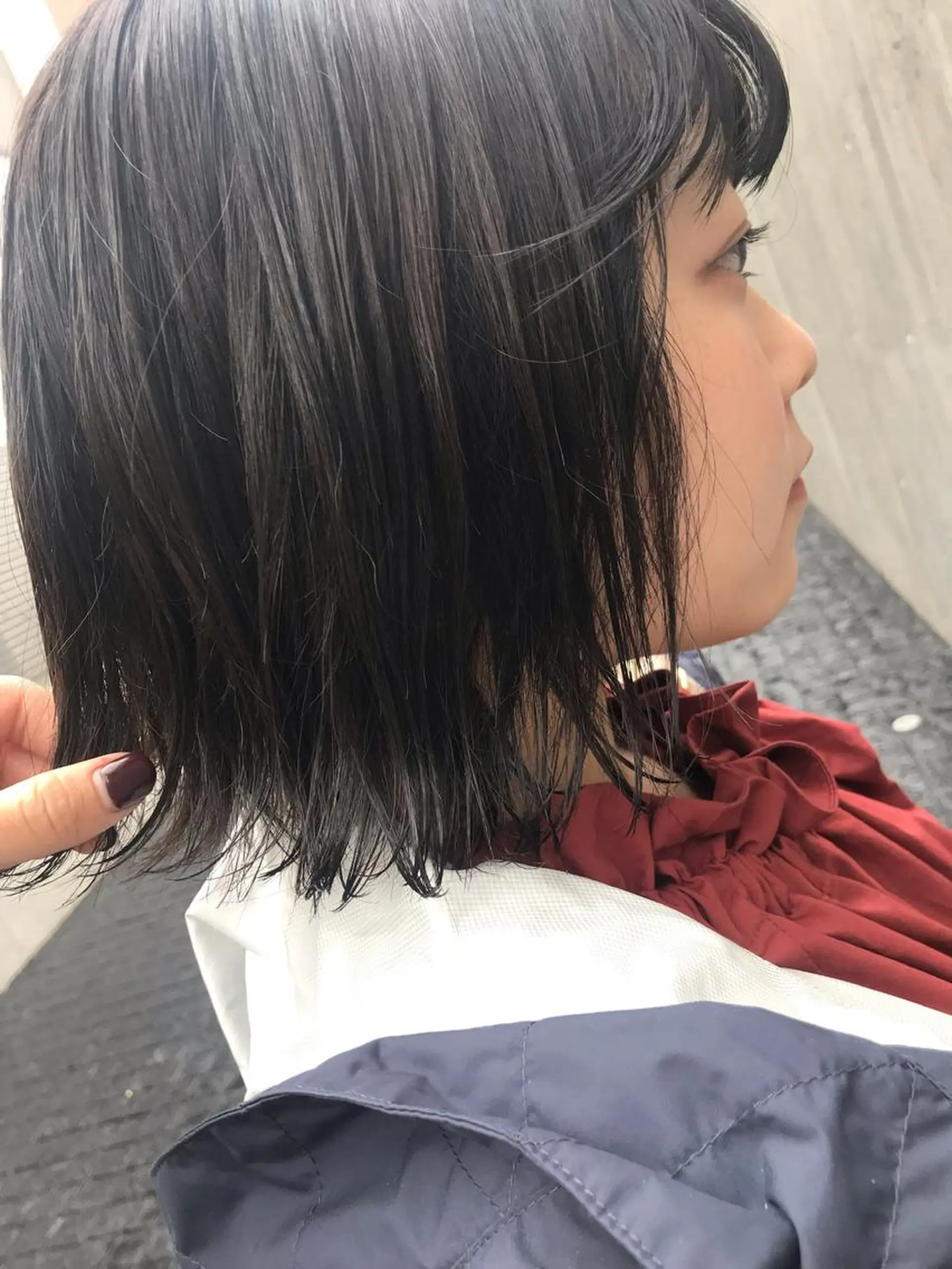 ショート 透明感/オリーブ/ グレージュ/YUKAのヘアスタイル