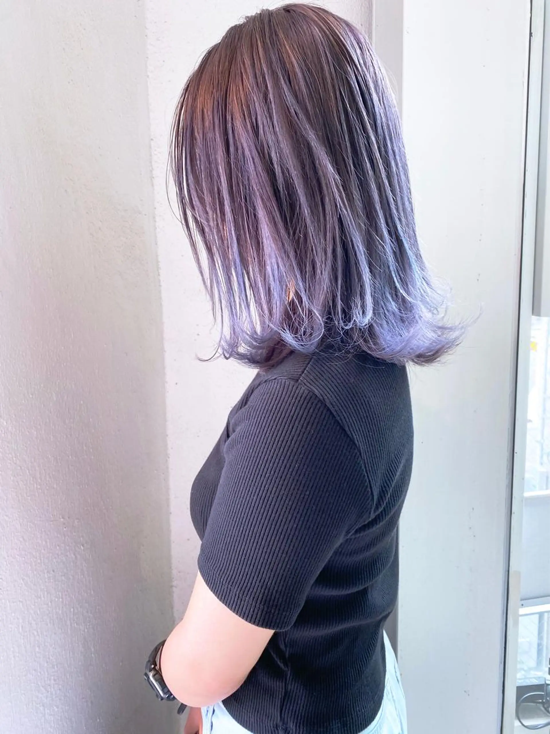 ミディアム カラー 髪質改善/艶髪 やまなかのヘアスタイル