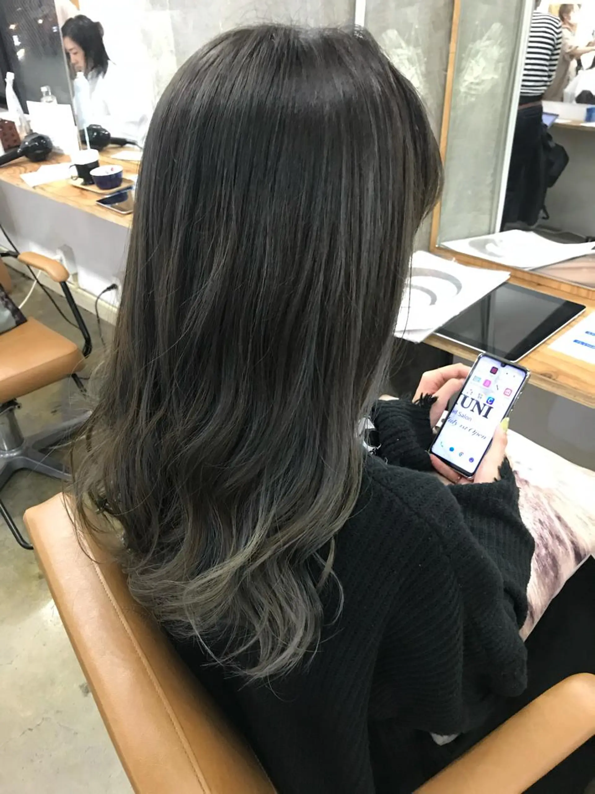 ロング カラー カット ヘアカラー トリートメント 💎髪質改善💎 デザイナーshinのヘアスタイル