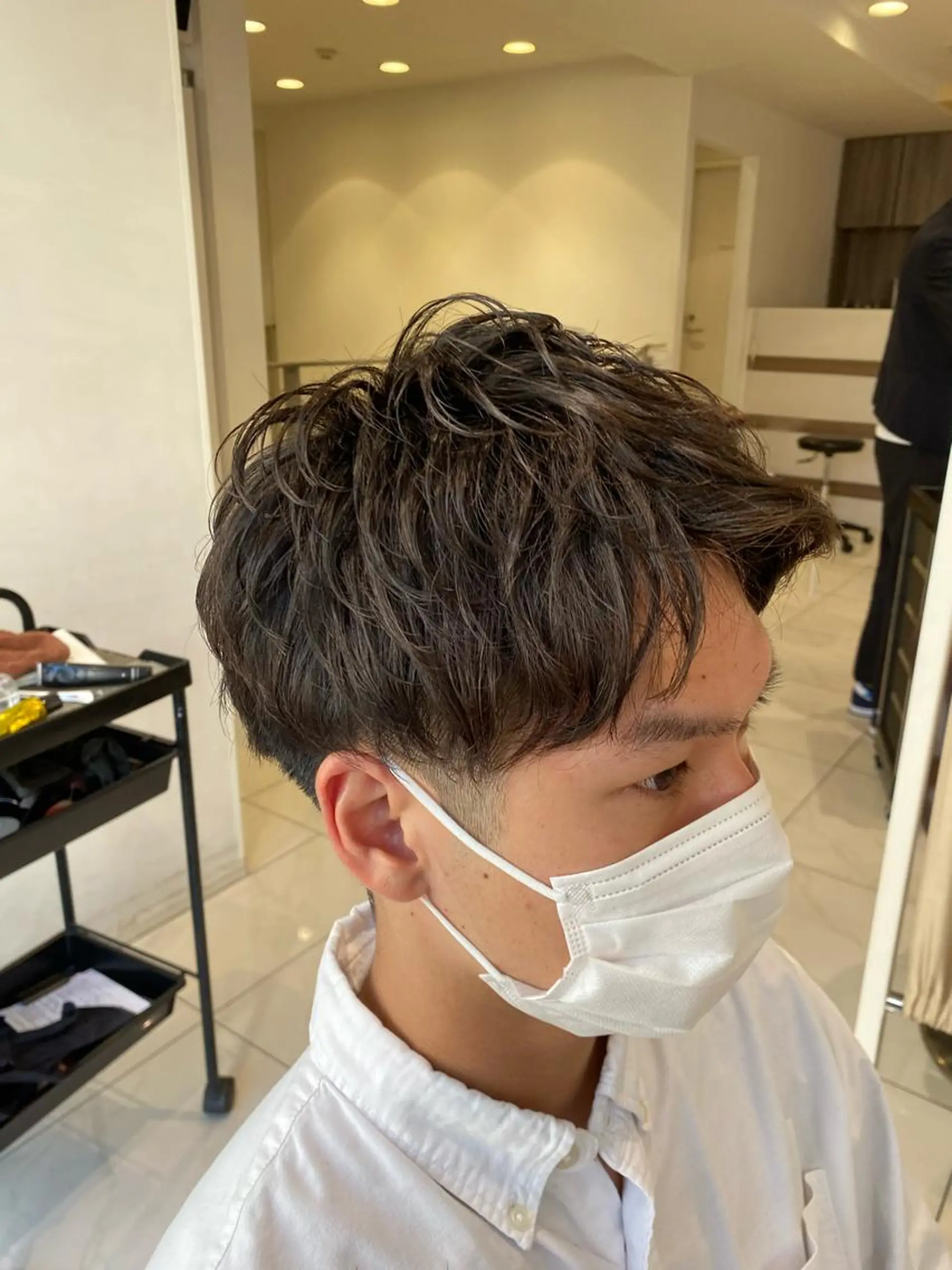 パーマ メンズ メンズパーマ カット パーマ 佐々木 拓海のヘアスタイル