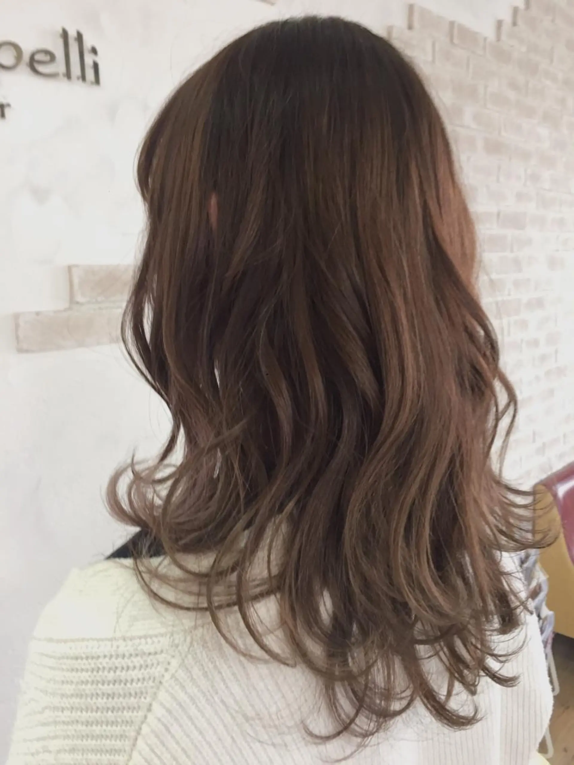 セミロング カラー ヘアアレンジ ハットリ /北習志野のヘアスタイル