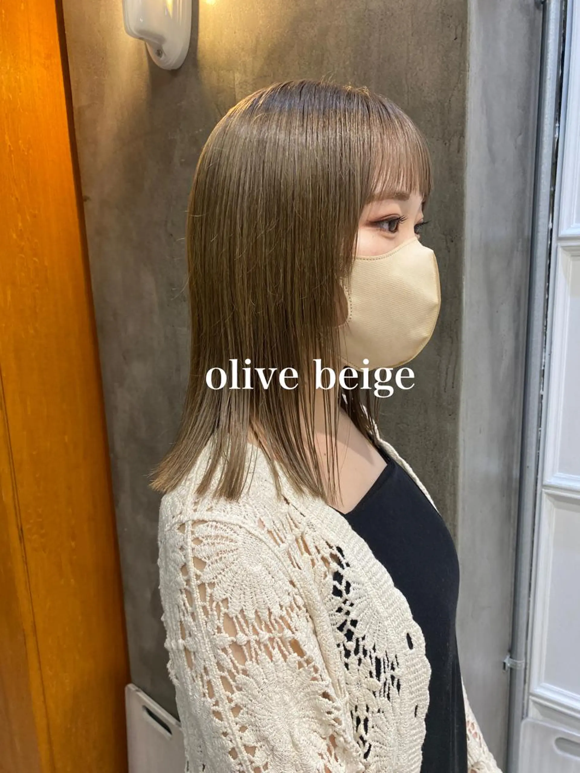 ミディアム カラー ブリーチ カット ヘアカラー トリートメント ニュアンスデザイン/ SHOUTOのヘアスタイル