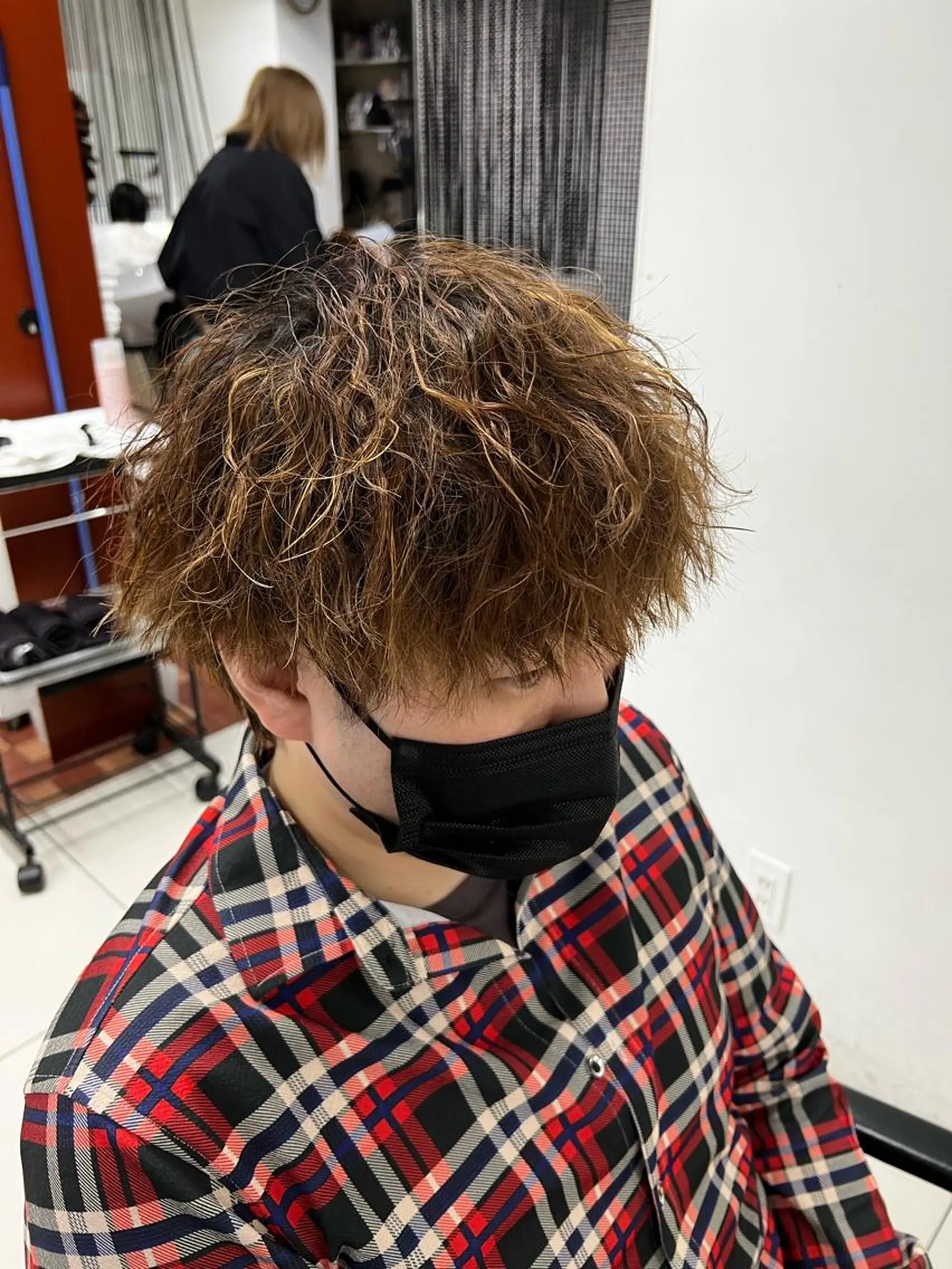 パーマ メンズ カット パーマ 髪質改善美容室bokuno町田店所属・メンズ＆髪質改善縮毛 矯正【平山🔥拓哉】のヘアスタイル