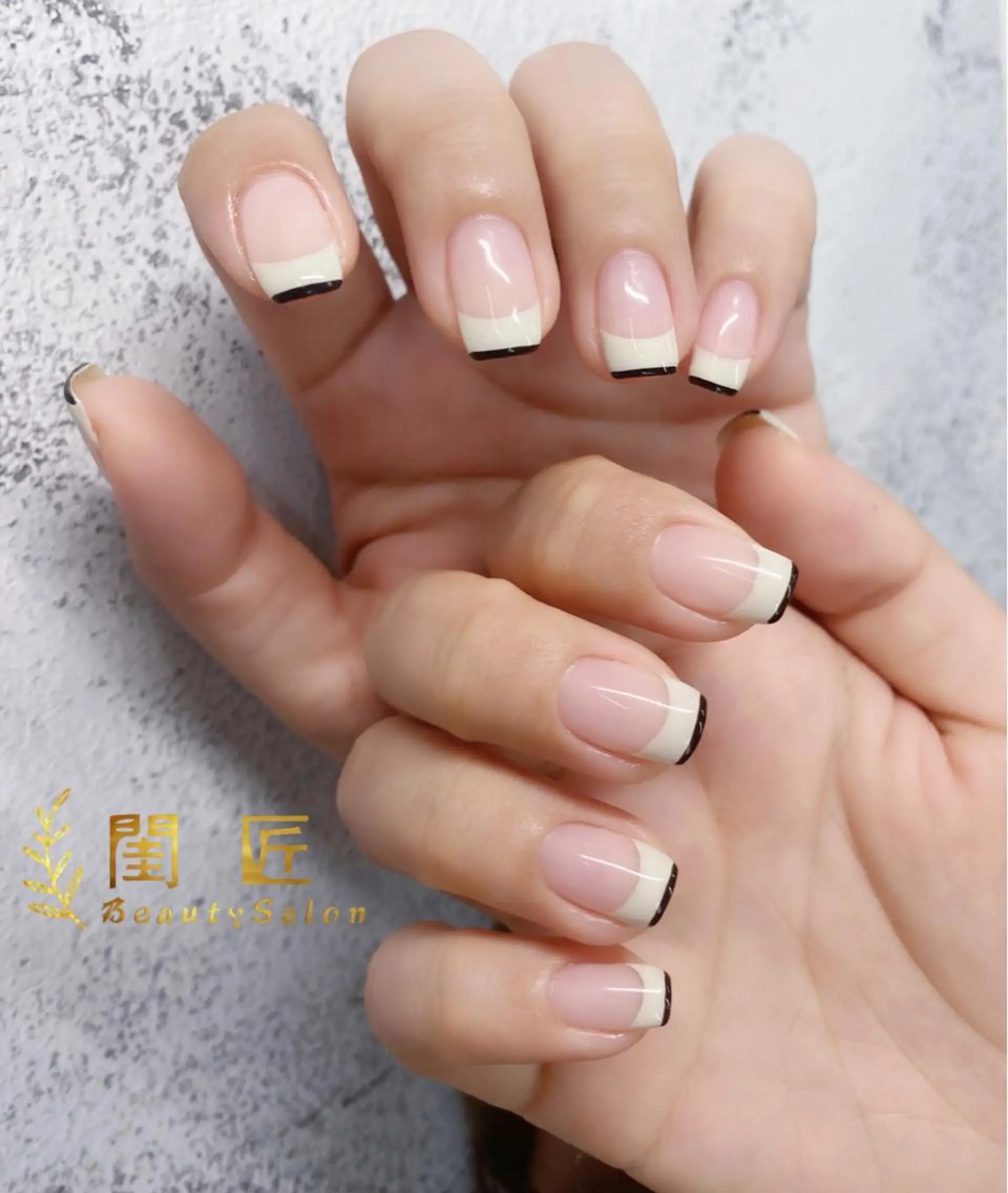 ネイル フレンチネイル ハンドネイル 閨匠 上野店のネイルデザイン