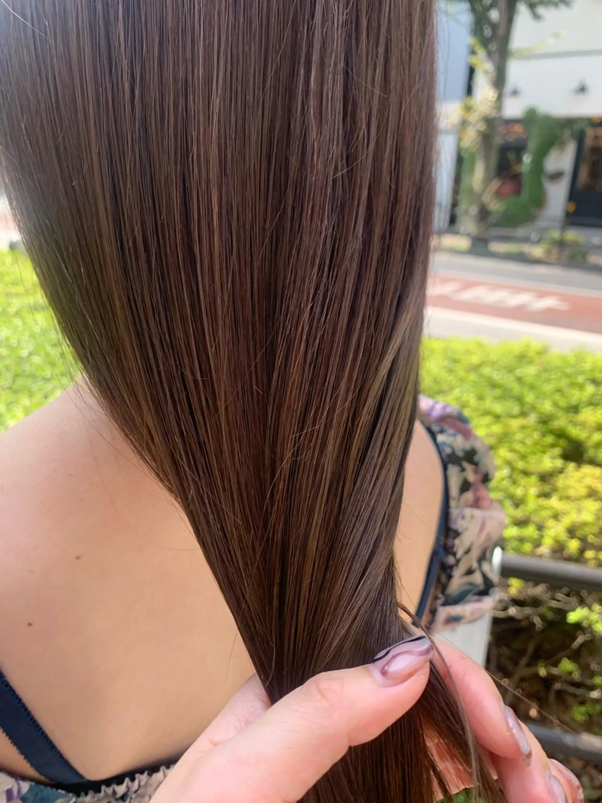 セミロング トリートメント ano @anomukuiのヘアスタイル