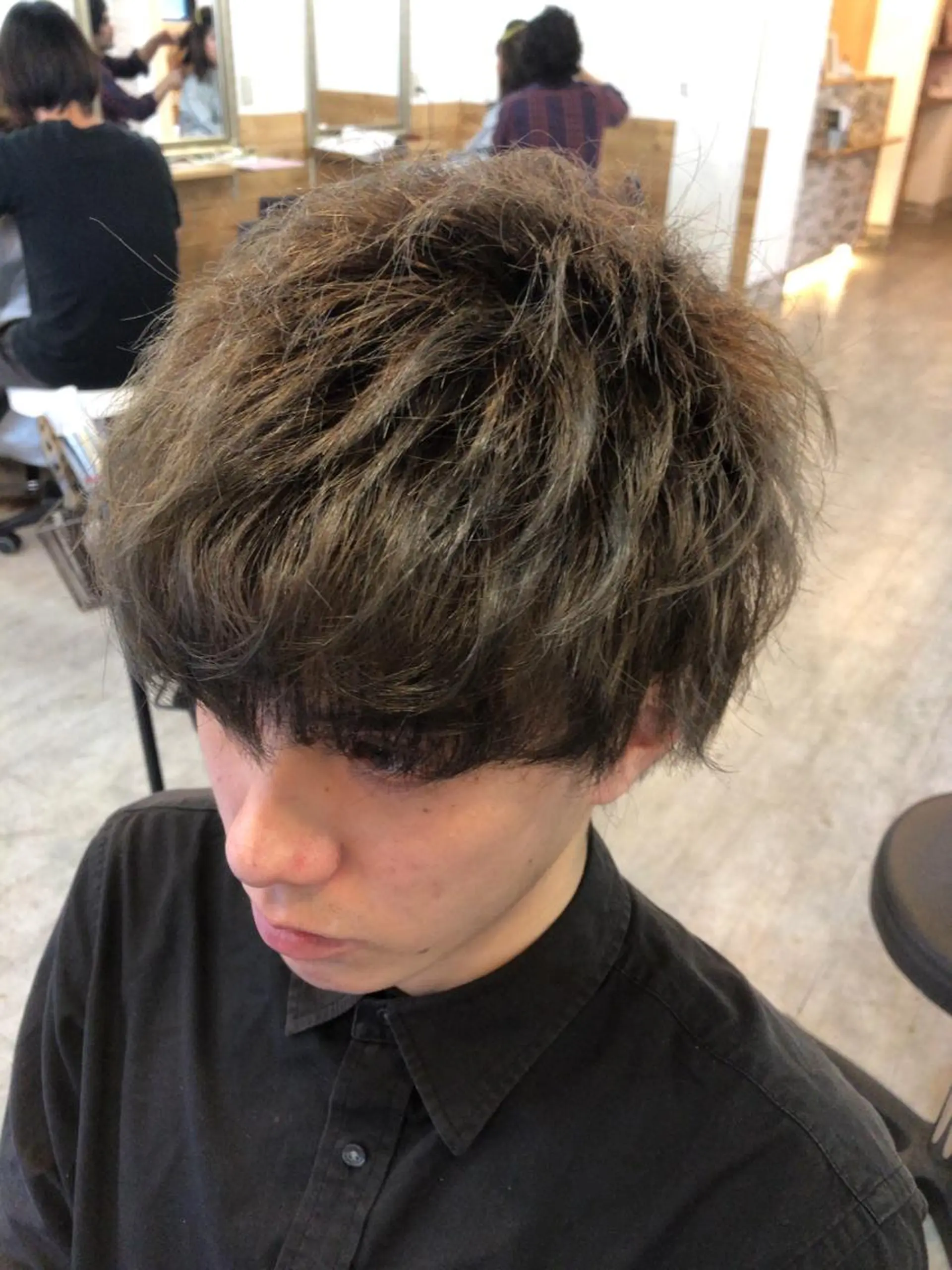 ショート ✨艶感/透け感✨Sherry所属・艶髪/ハイトーン Sherryのヘアスタイル