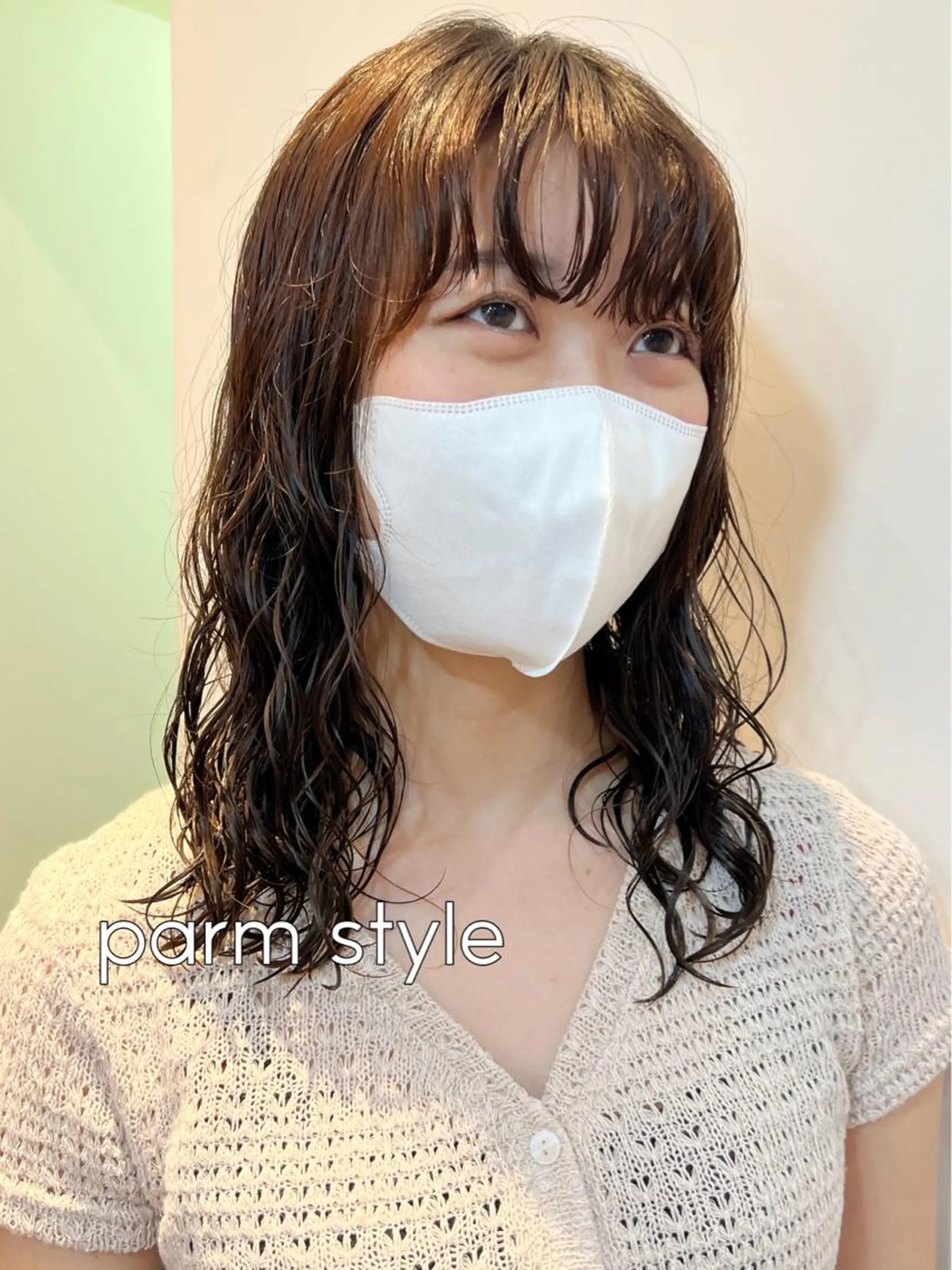 セミロング パーマ セミロングパーマ 渋谷/暖色系カラー kotoha🍊のヘアスタイル