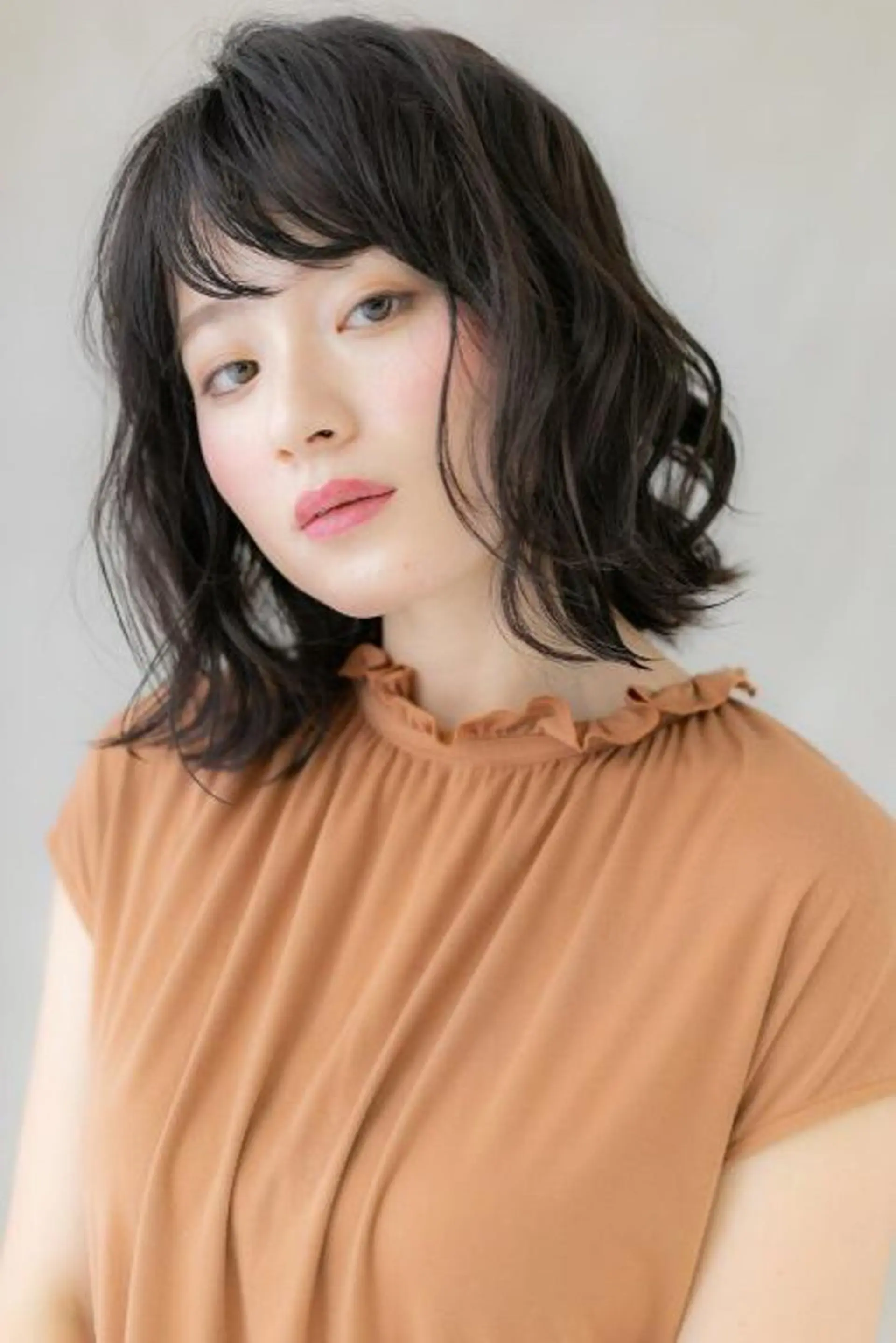 ミディアム パーマ ヘアアレンジ 似合わせスタイル🫧 木村夏暢のヘアスタイル