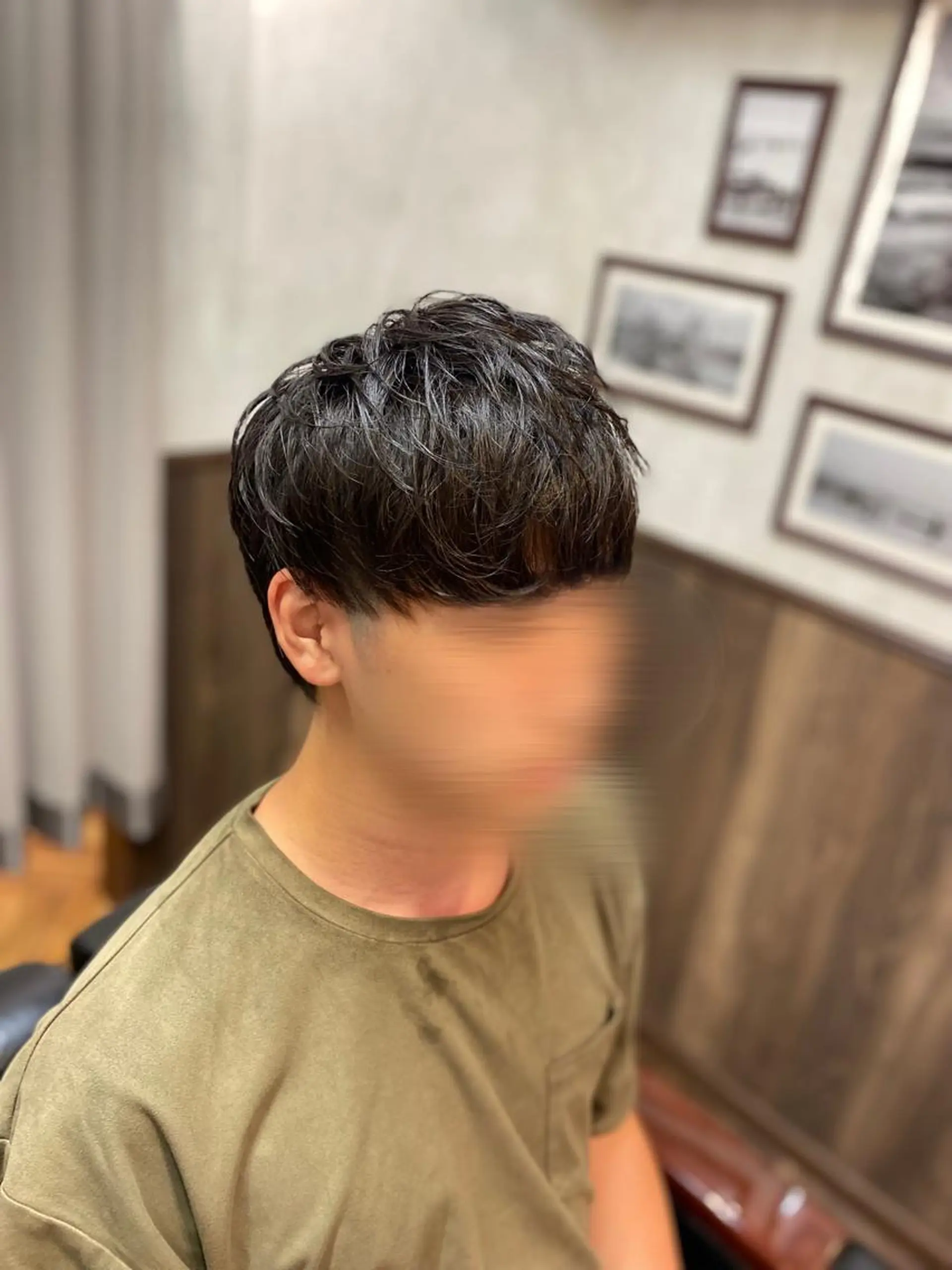 ミディアム メンズ ラヴィニュースタンダードバーバー浜松町店所属・CHIBA RUKIYAのヘアスタイル