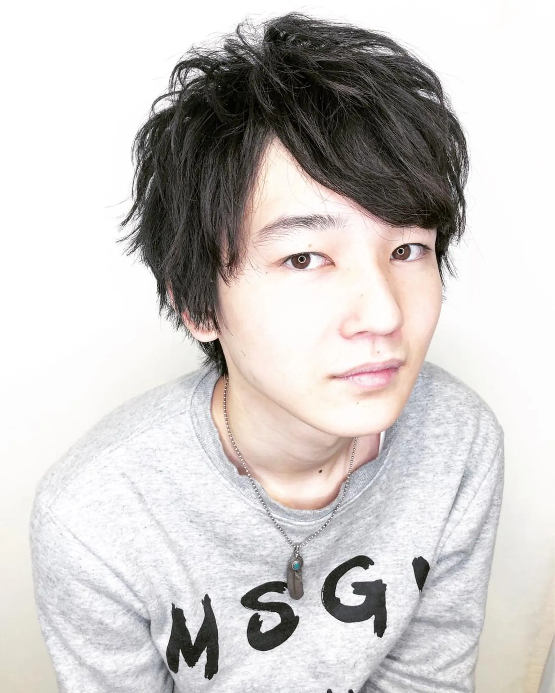 ショート カラー パーマ メンズ メンズヘア特化 崎田 成人のヘアスタイル