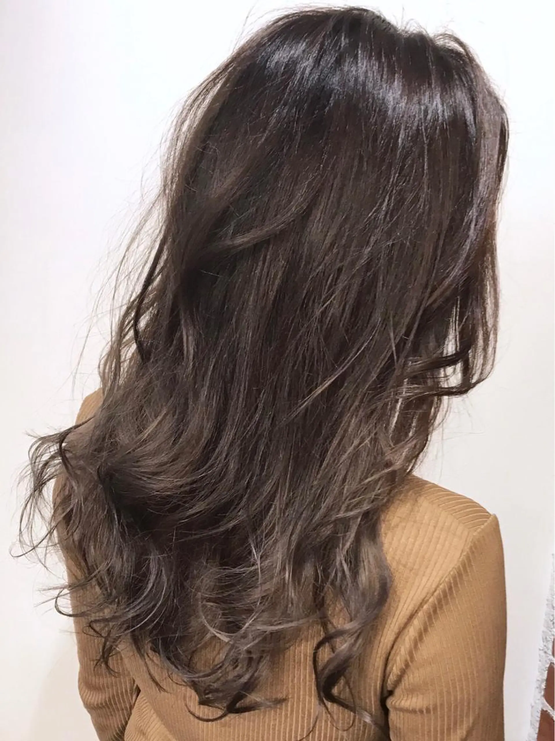 セミロング カラー カット ヘアカラー トリートメント 岡崎勇人/レイヤー/ 韓国/ケラチンTRのヘアスタイル