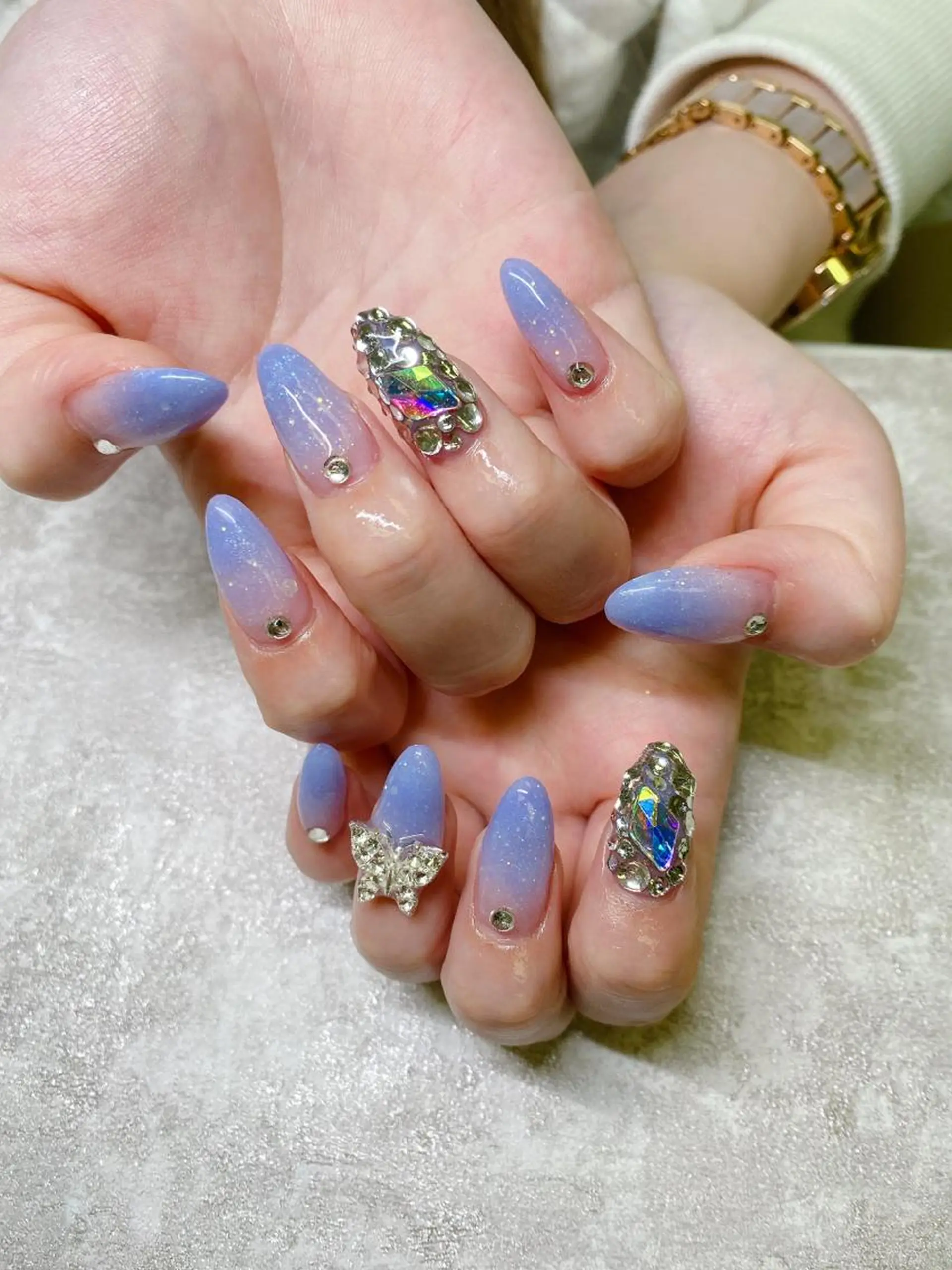 ミディアム ハンドネイル JNA認定講師🌸 RIEのネイルデザイン