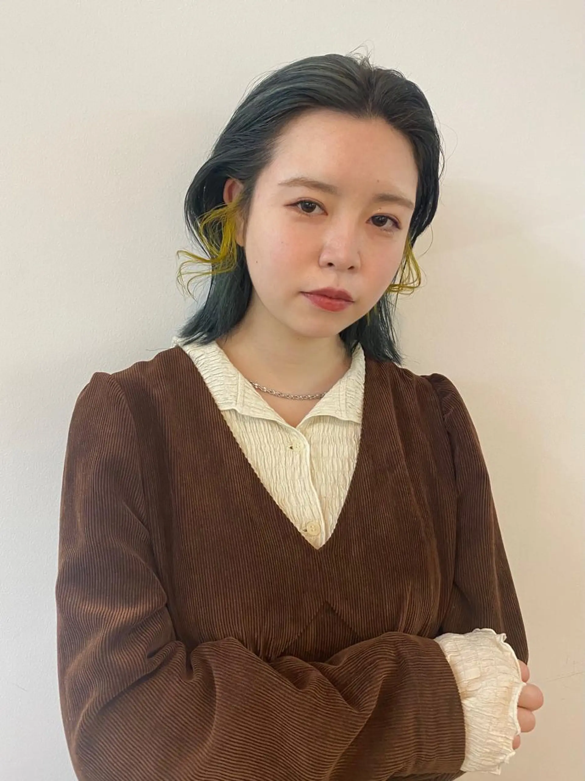 ミディアム ミディアムパーマ ボブ ハイライト 髪質改善 韓国風ヘア THE AGATA TOKYO所属・外国人風パーマ/デザ インカット🦕✨アミのヘアスタイル