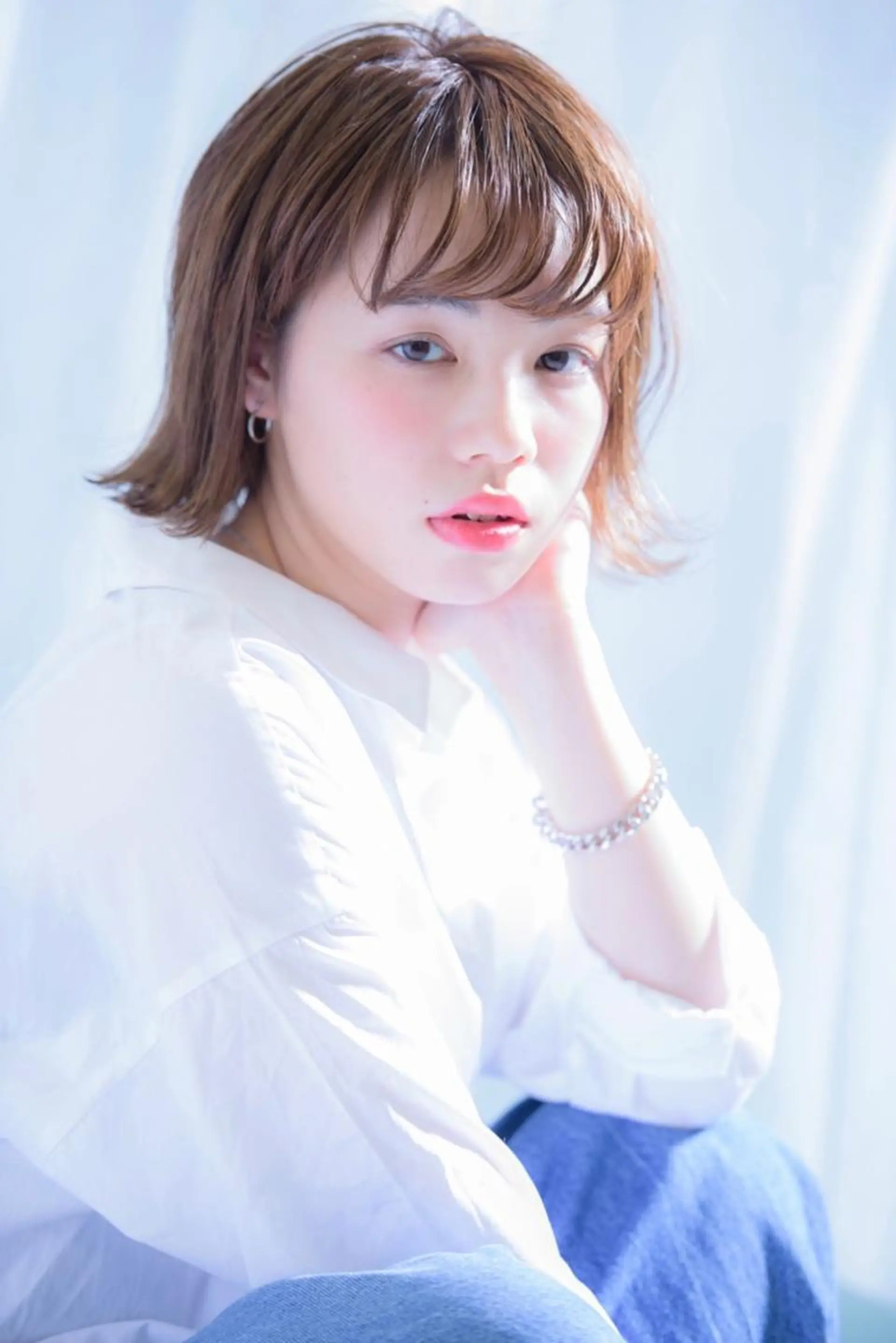 ショート カラー パーマ 山下 直人のヘアスタイル