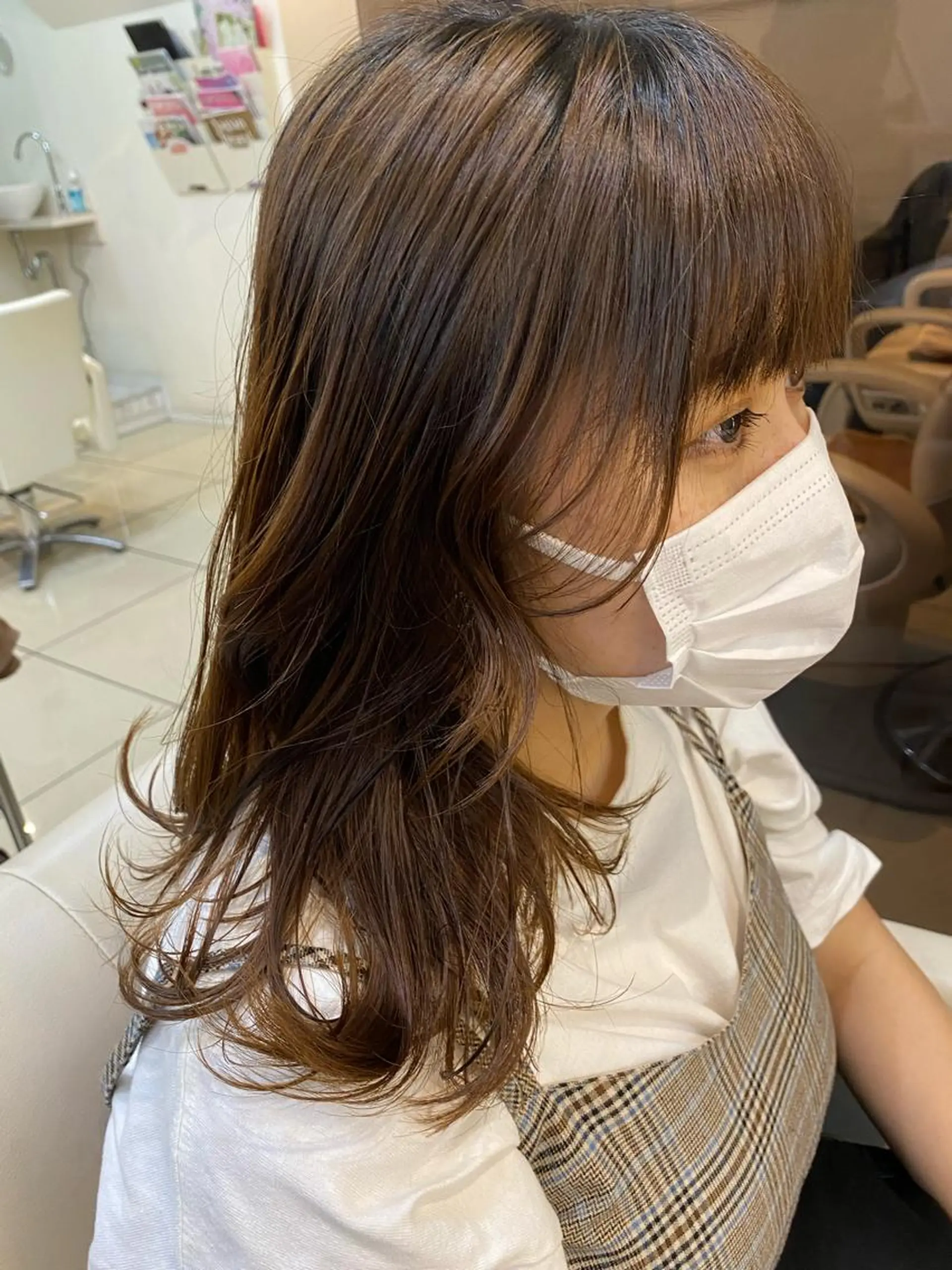 ミディアム ショートボブ✨️ 池田芽生のヘアスタイル