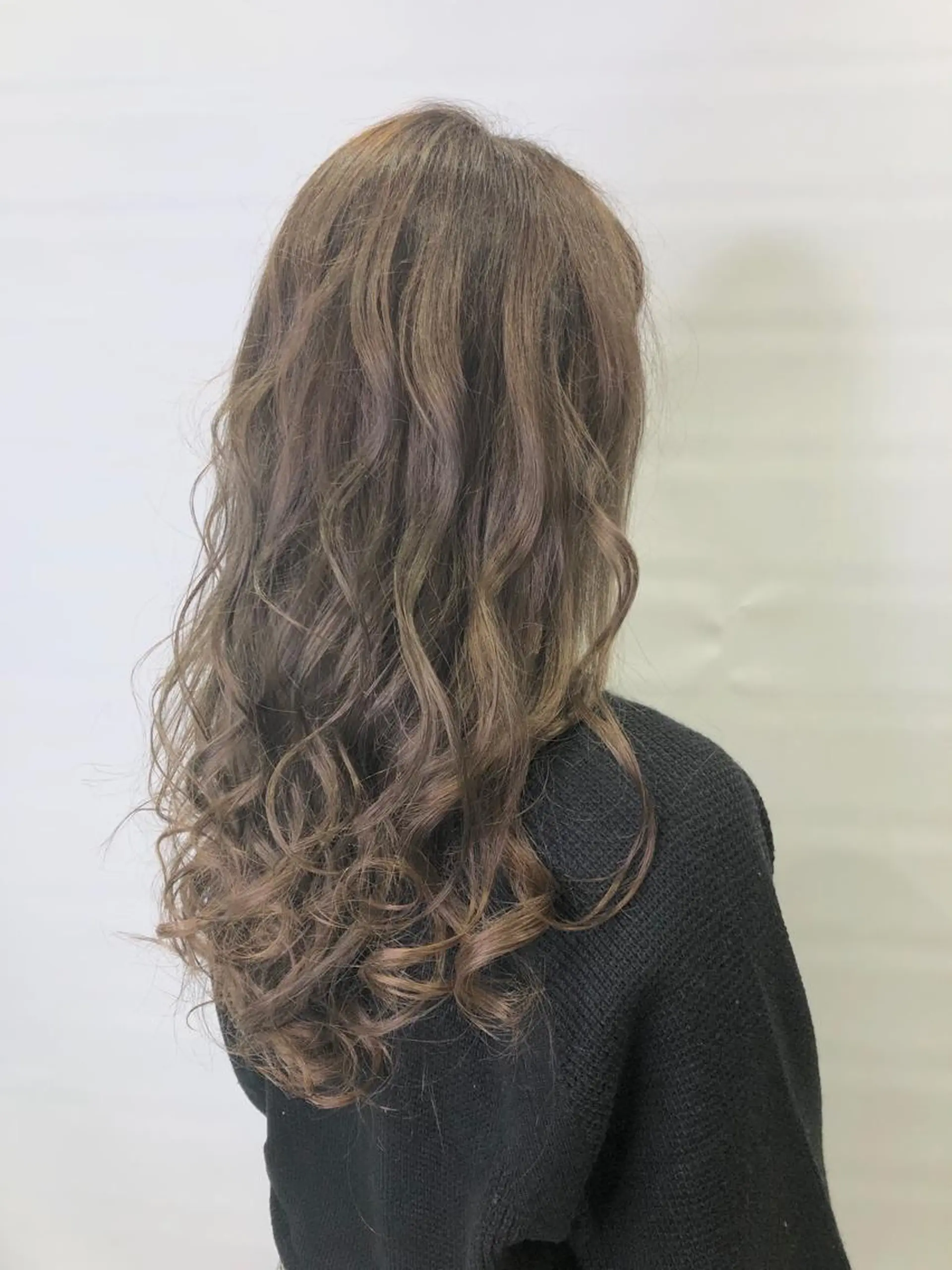 ロング カラー ヘアアレンジ アッシュ アッシュグレー アッシュグレージュ グレージュ メンズパーマ特化/ KAORU/店長のヘアスタイル