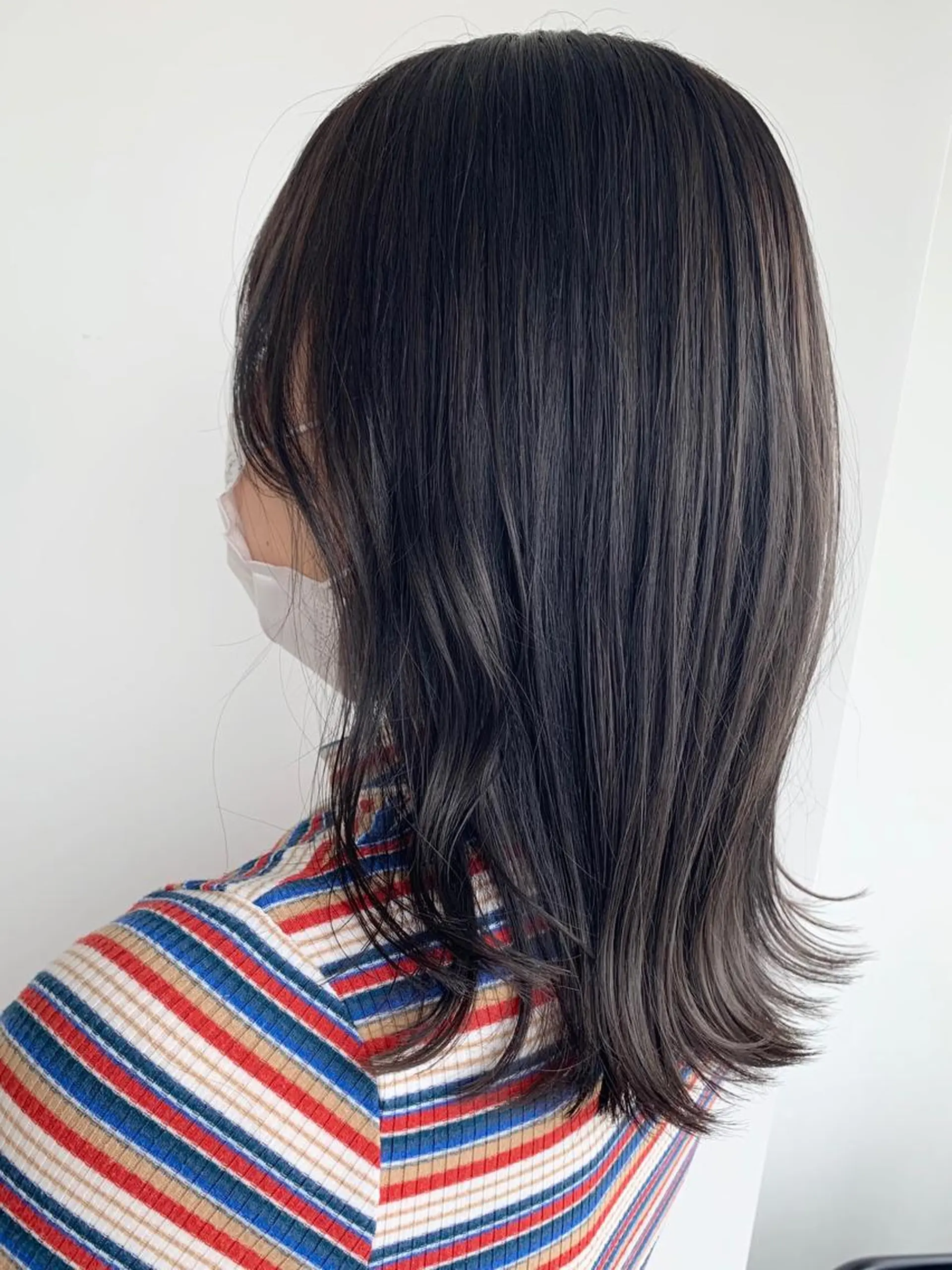 ミディアム カラー ベージュカラー🤎 鈴木サトミのヘアスタイル