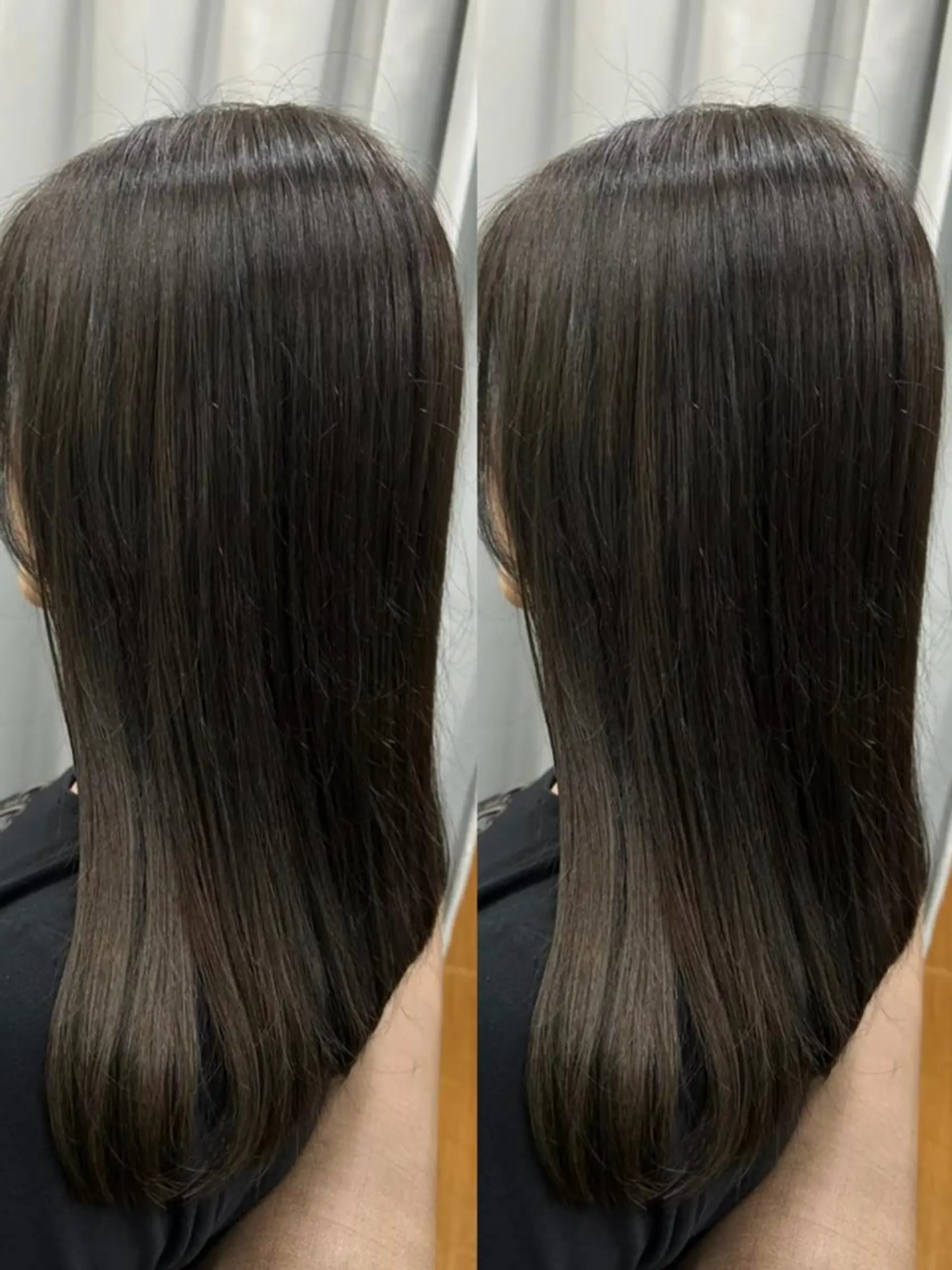 セミロング カット ヘアカラー トリートメント TELA HAIRのヘアスタイル