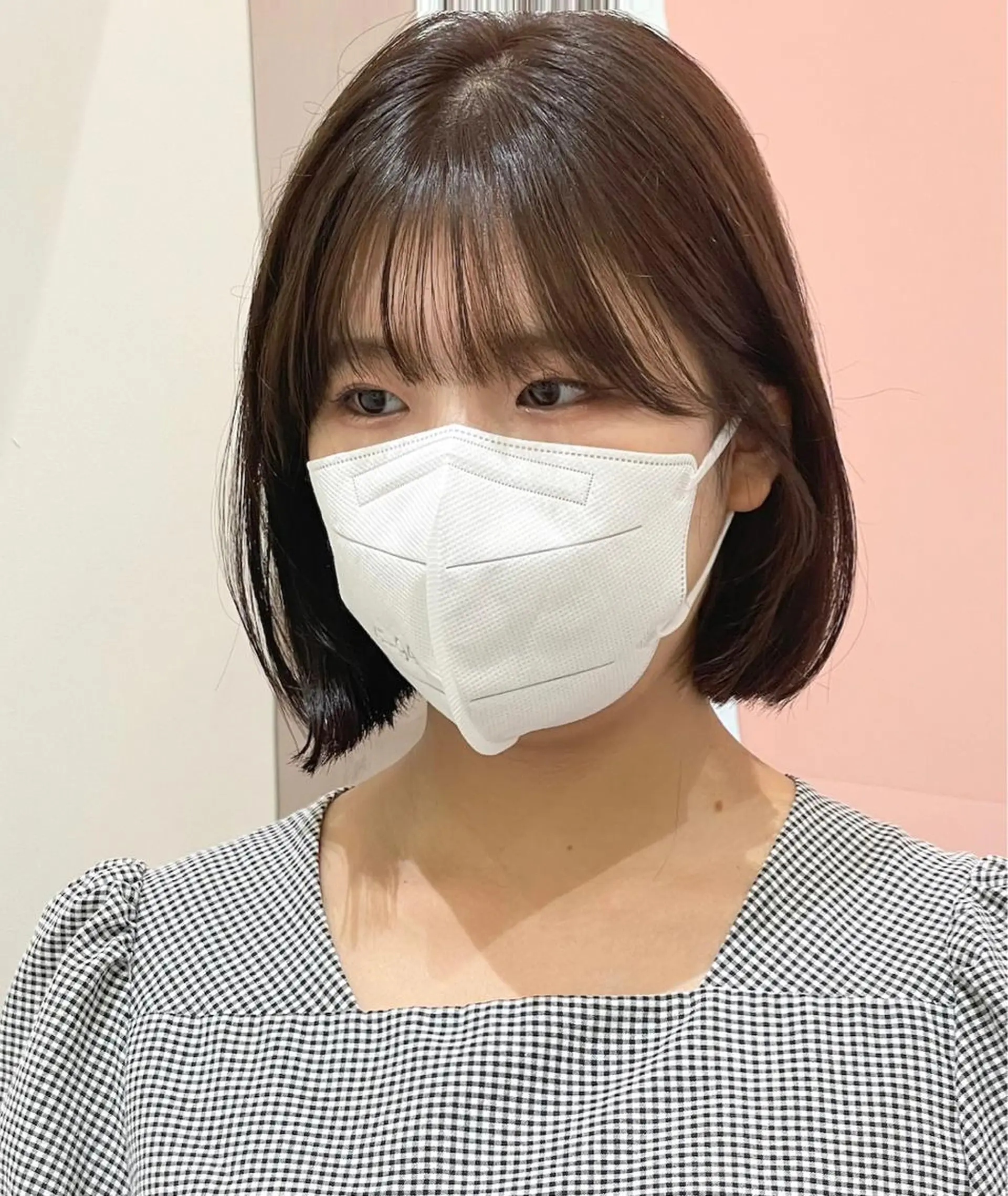 ショート ボブ 韓国風ヘア カット ヘアカラー トリートメント ❤︎︎韓国ヘア❤︎︎ 𝑺𝒉𝒊𝒉𝒐のヘアスタイル