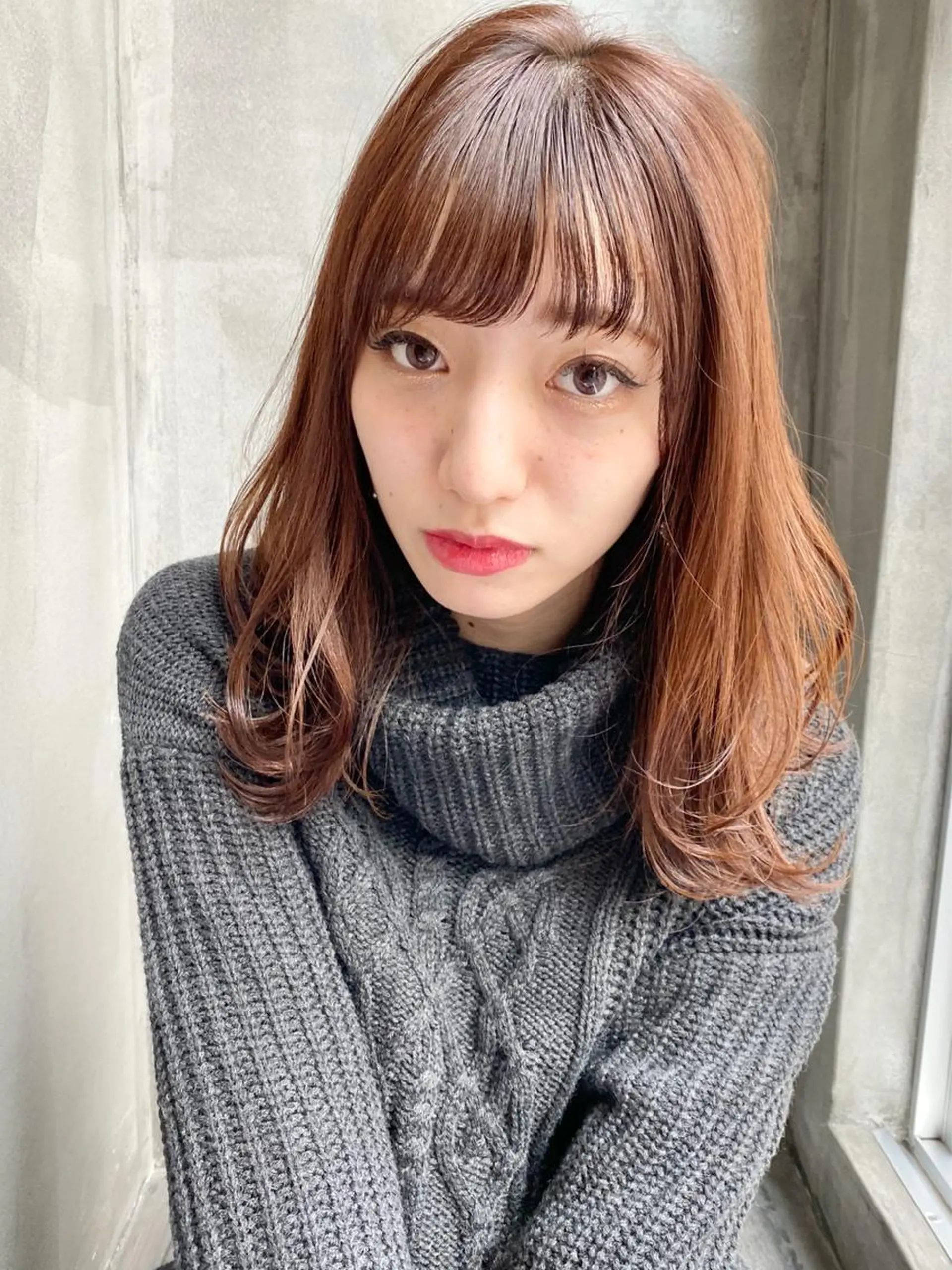 ミディアム カラー Mogami Kengoのヘアスタイル