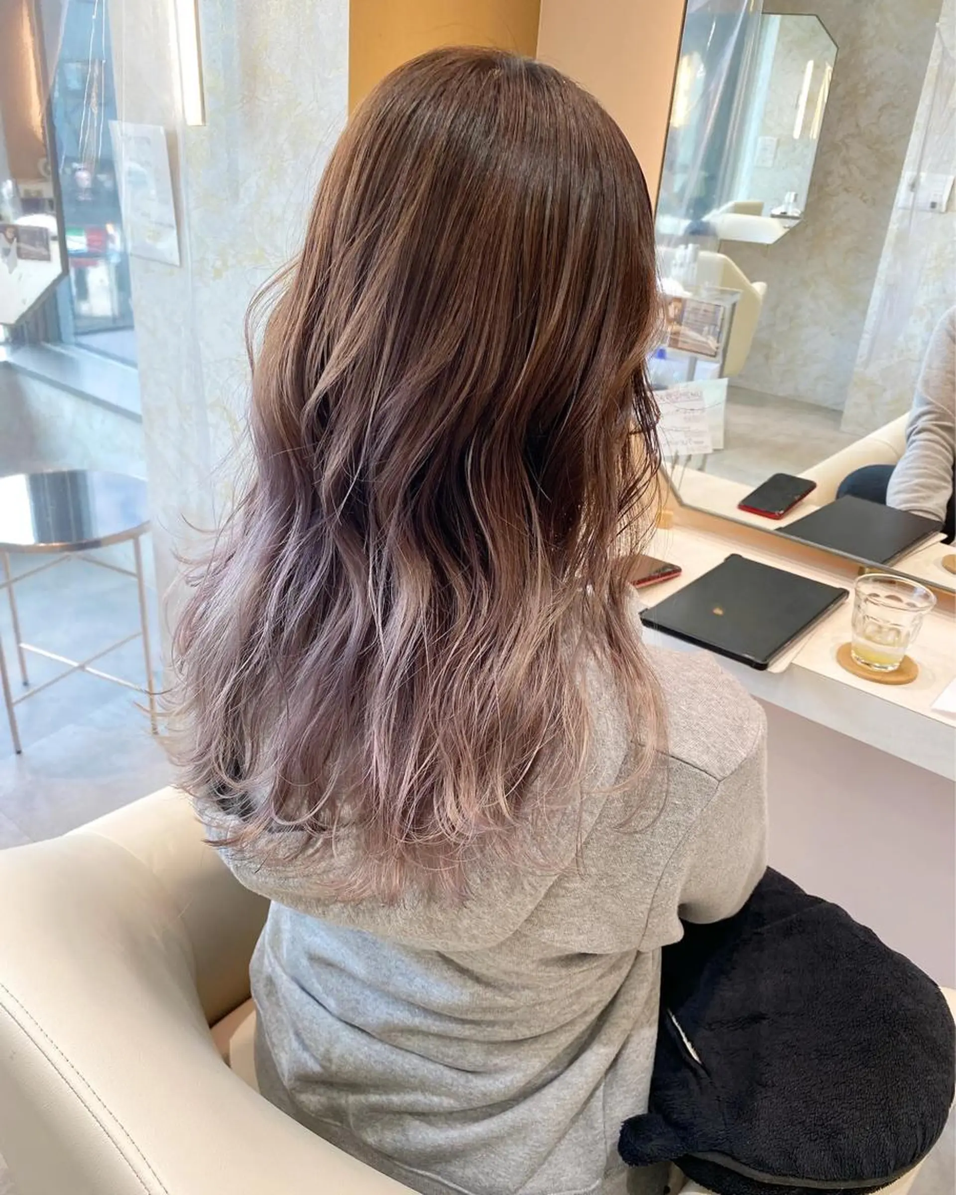 ロング カラー 店長/mao/ 前髪/顔周りカットのヘアスタイル