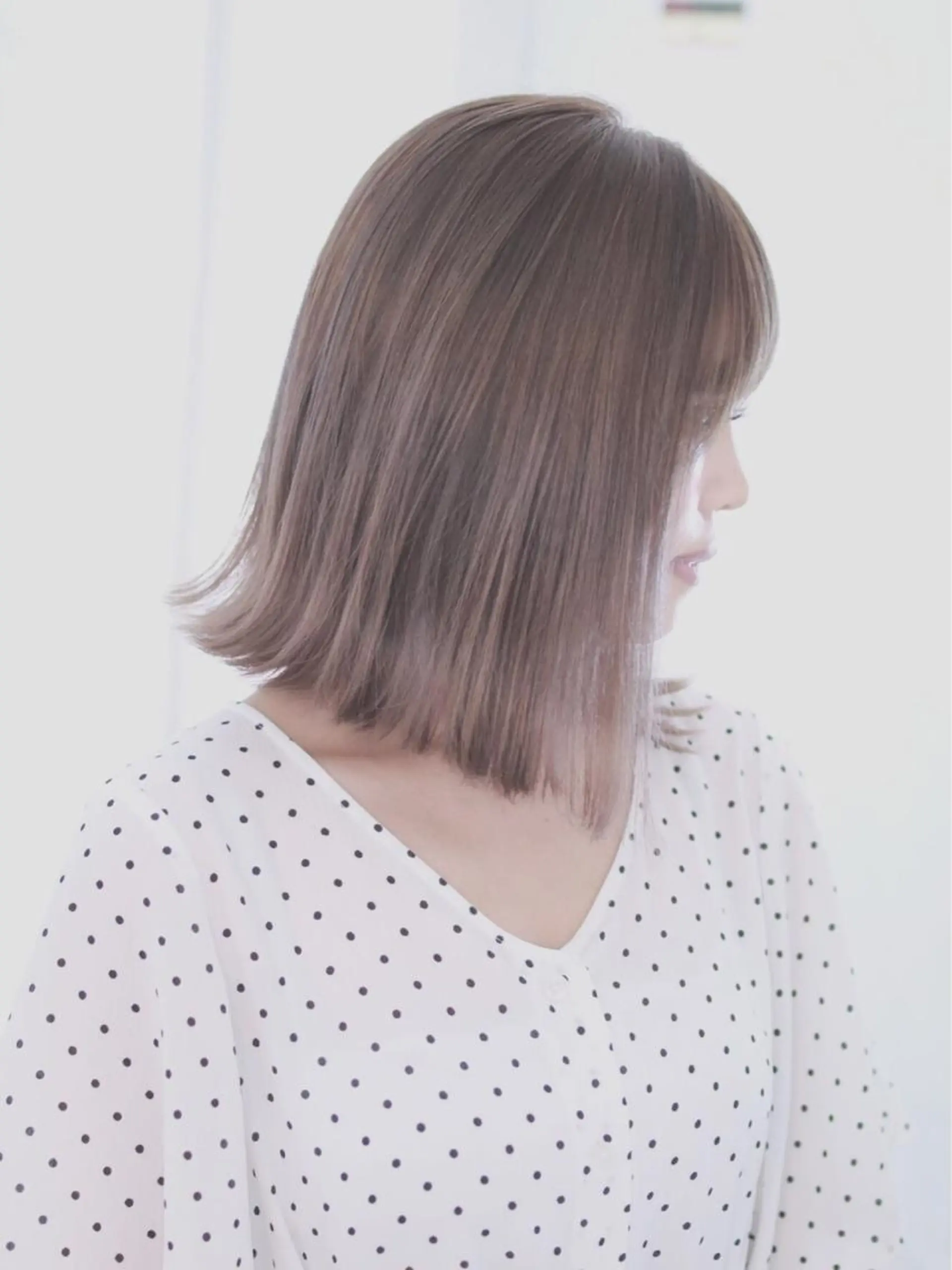 ミディアム カラー パーマ ヘアアレンジ MK エムのヘアスタイル