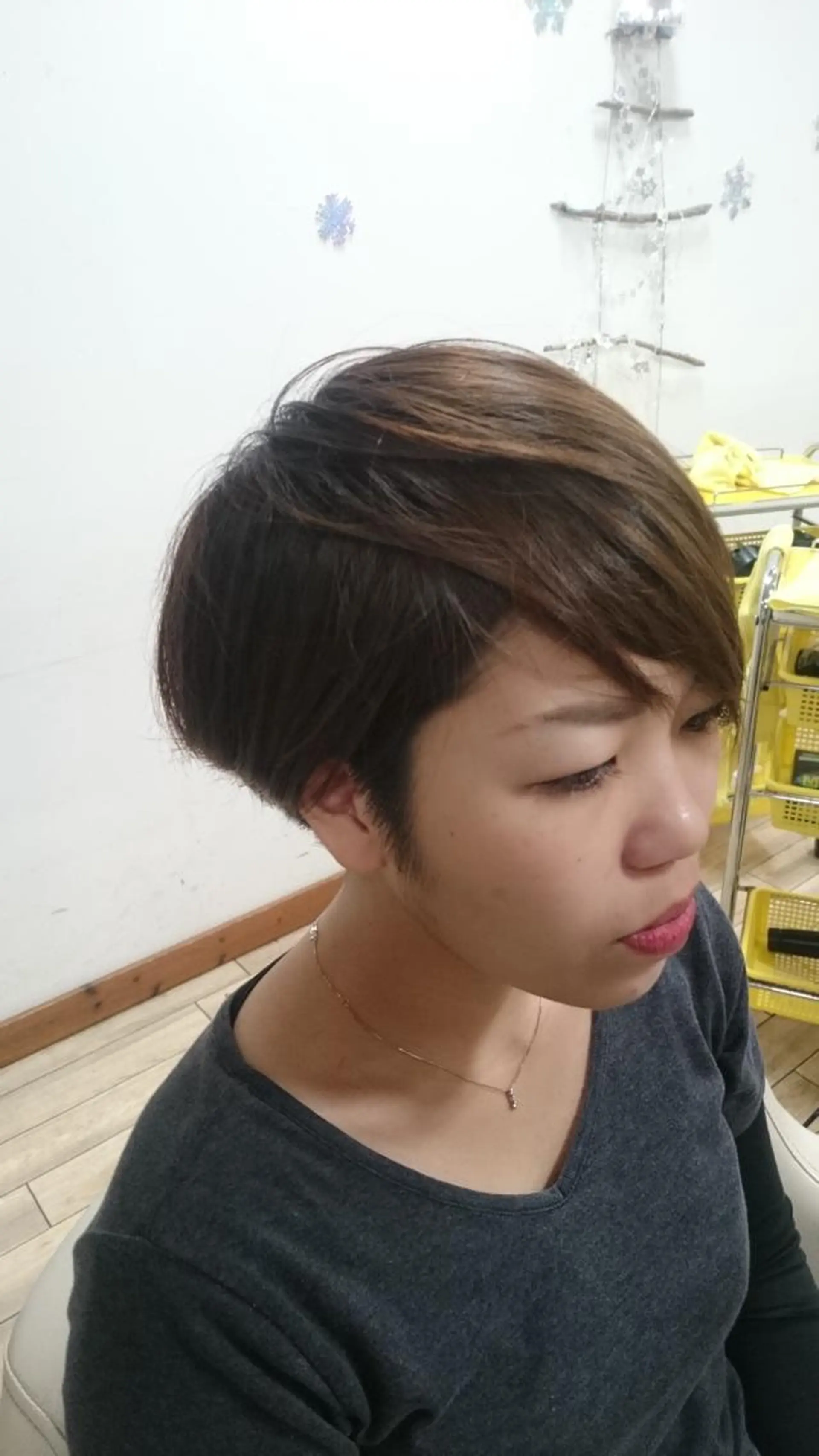 ショート Snaly カラー特化ページのヘアスタイル